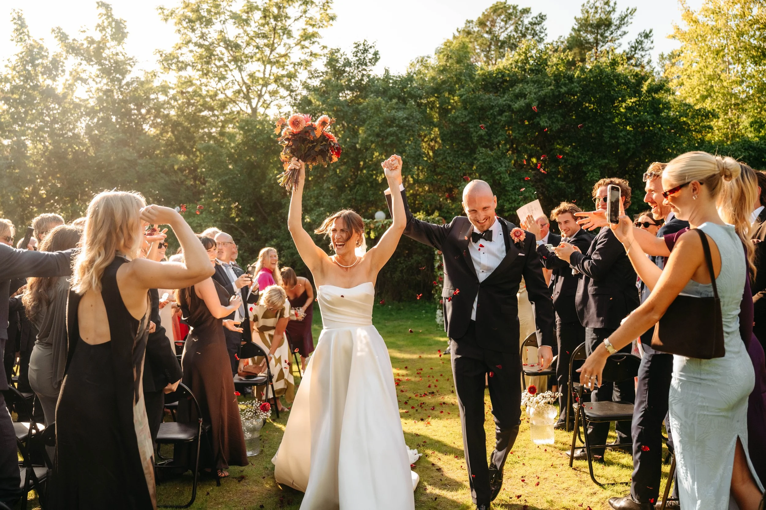 I september kan det vara fortsatt grönt utomhus, och magiskt väder om man har tur! 