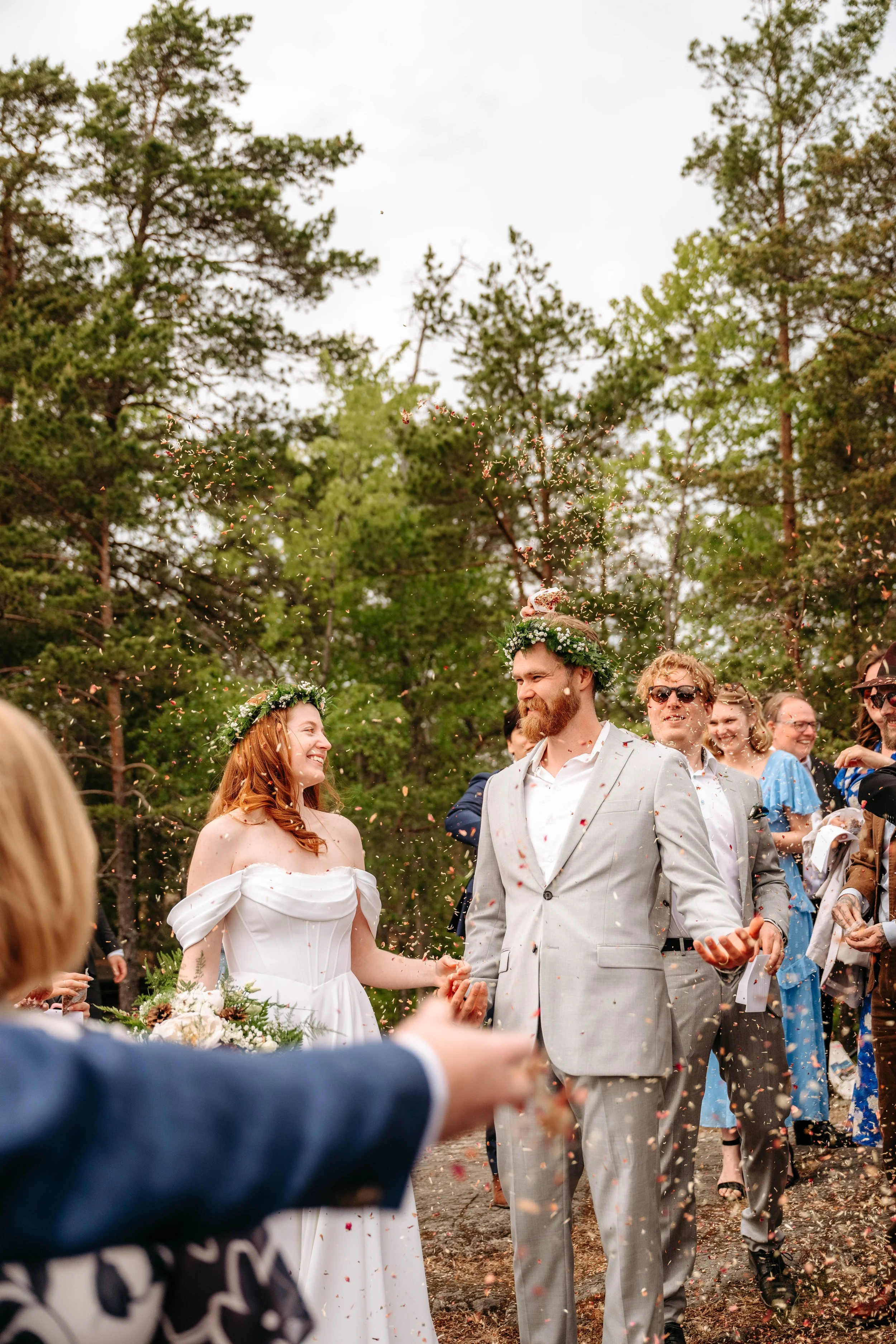 bröllop i skogen 
