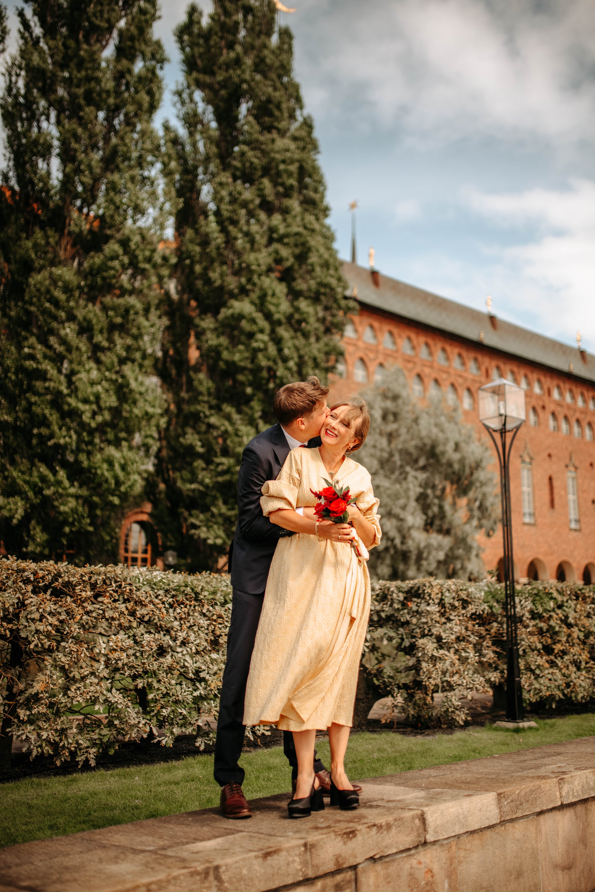 bröllopsfotograf stadshuset, stockholm