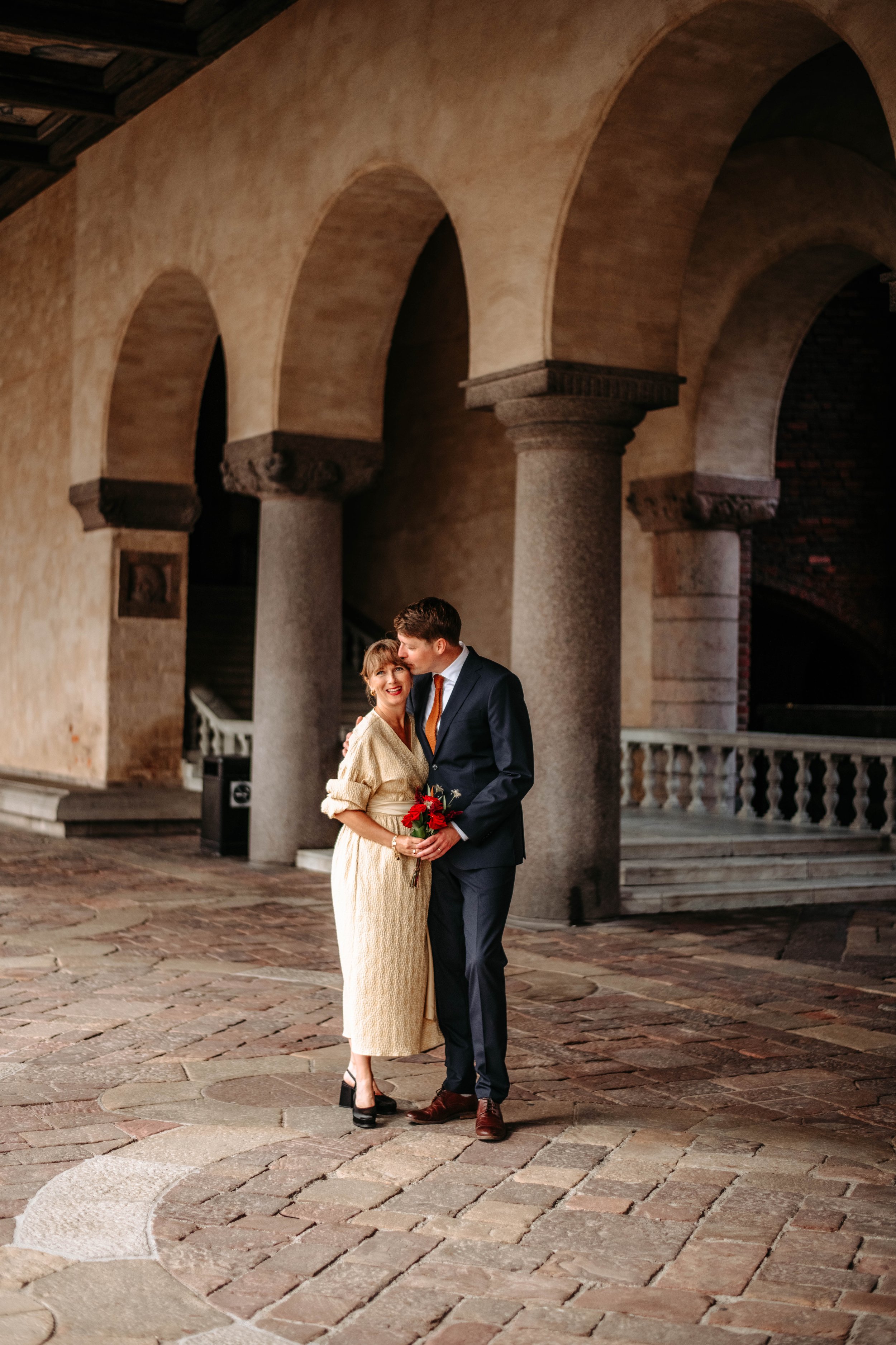 bröllopsfotograf stadshuset, stockholm