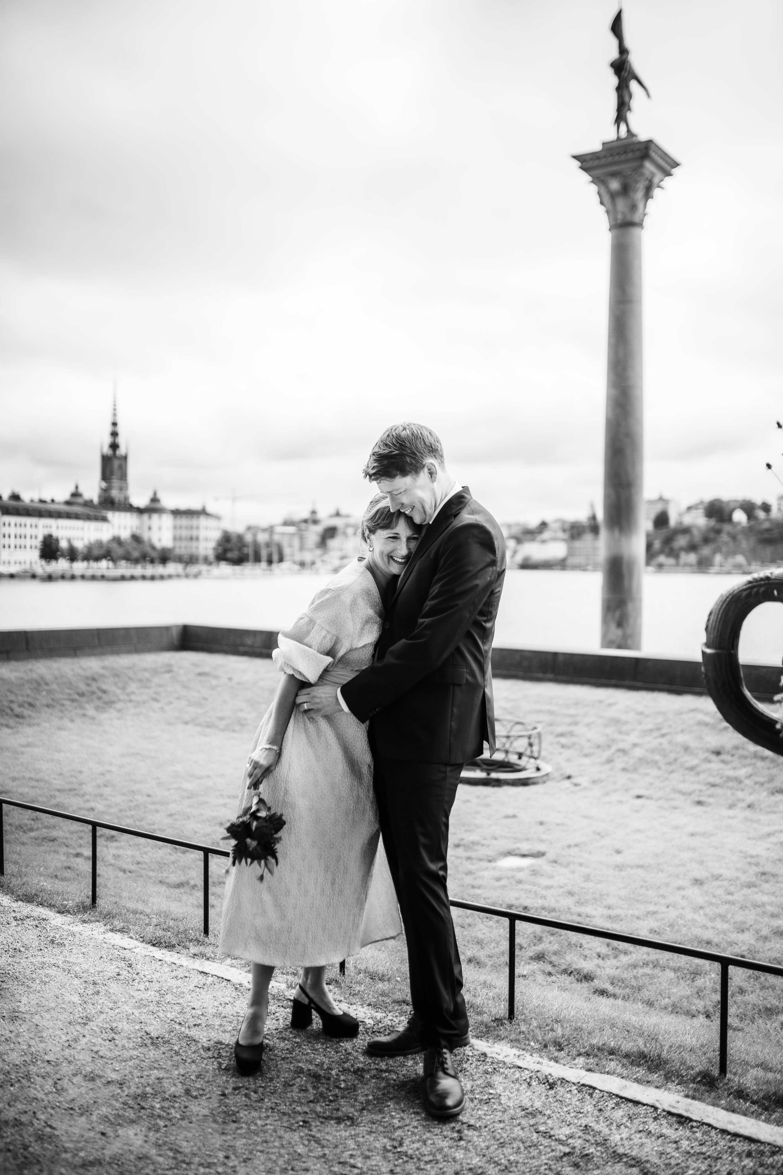 bröllopsfotograf stadshuset, stockholm