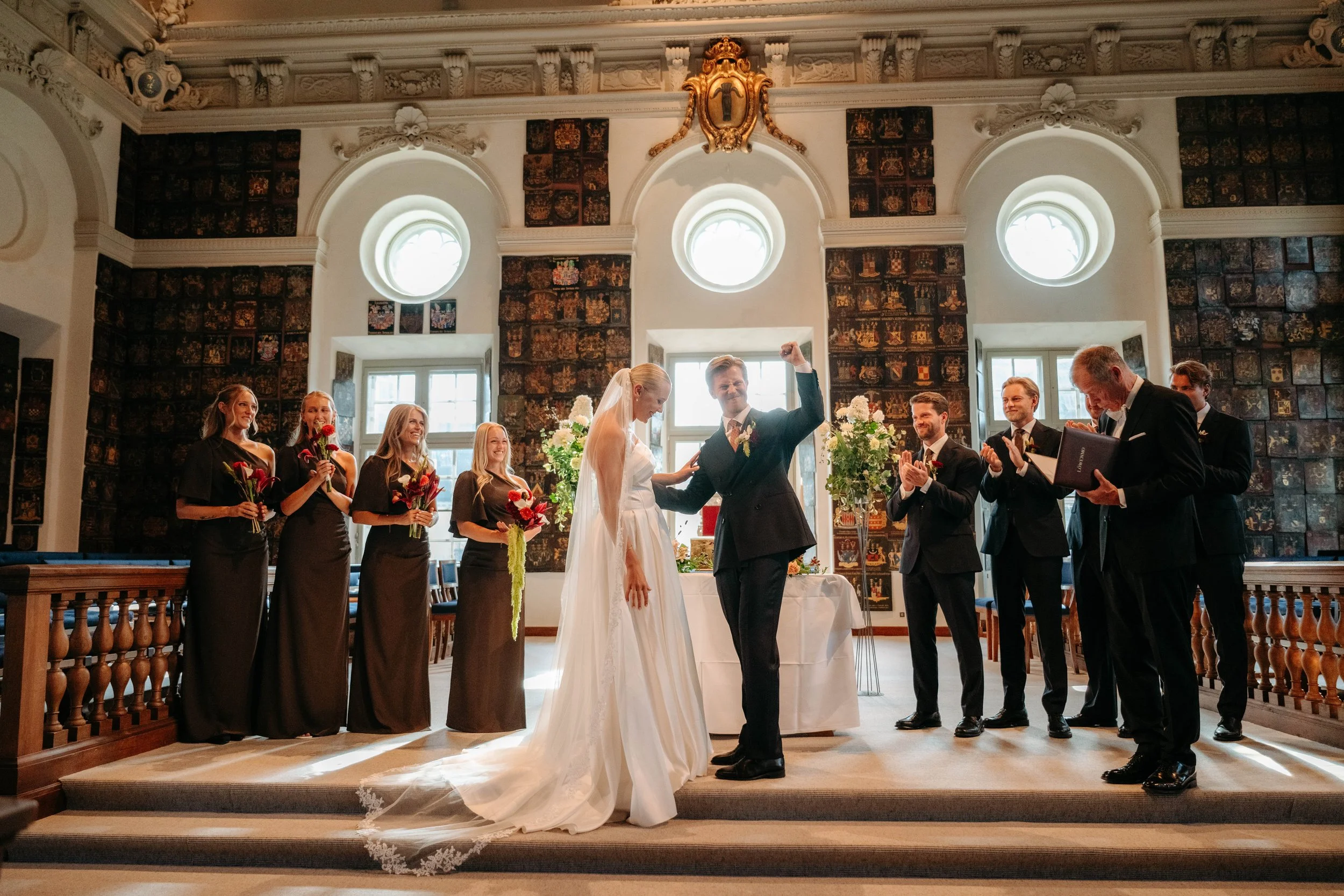 Vigsel i Riddarhuset i Stockholm
