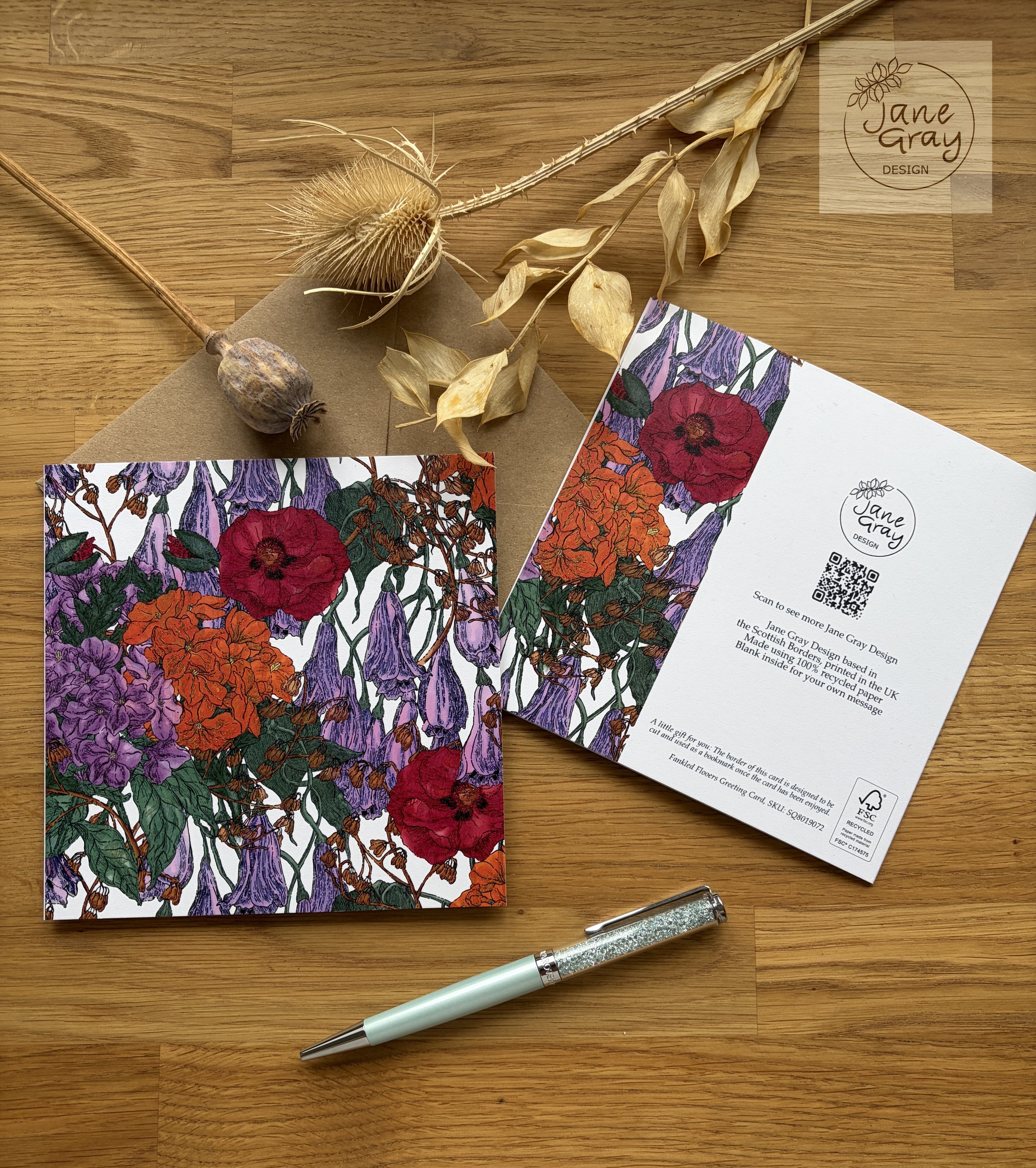 Jane Gray Design Fankled Flooers Greeting Card_Alt Image 1.jpg