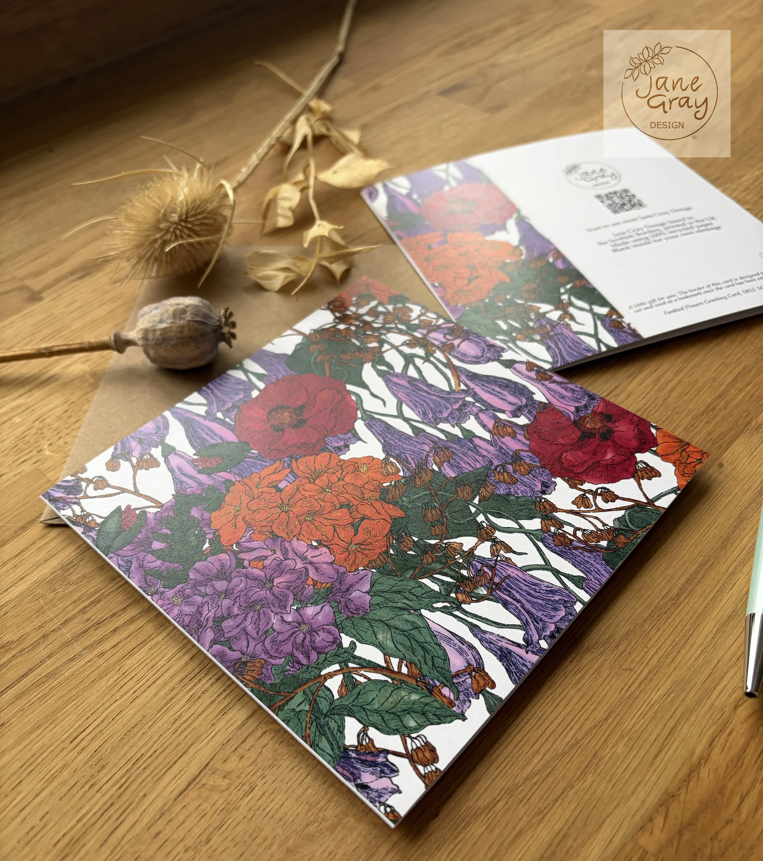 Jane Gray Design Fankled Flooers Greeting Card_Alt Image 2.jpg