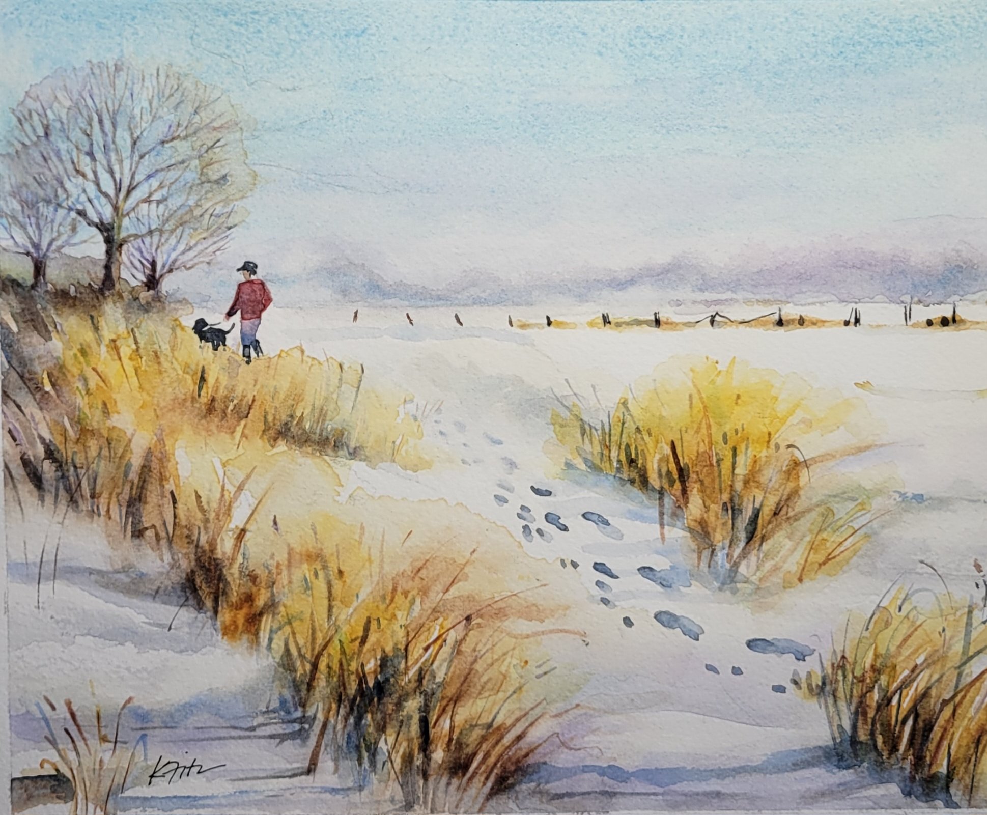 First Snow
Watercolor – 8” x 10”