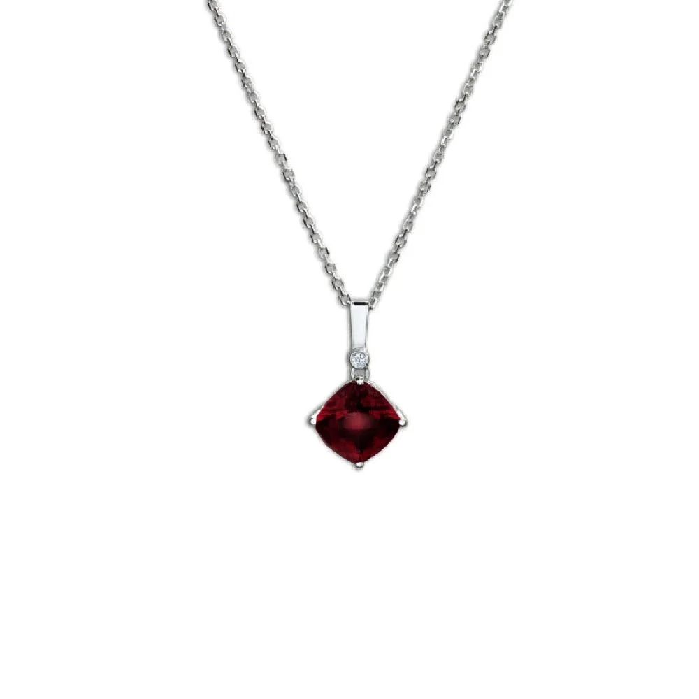 Checkerboard cut Garnet  Necklace.jpg