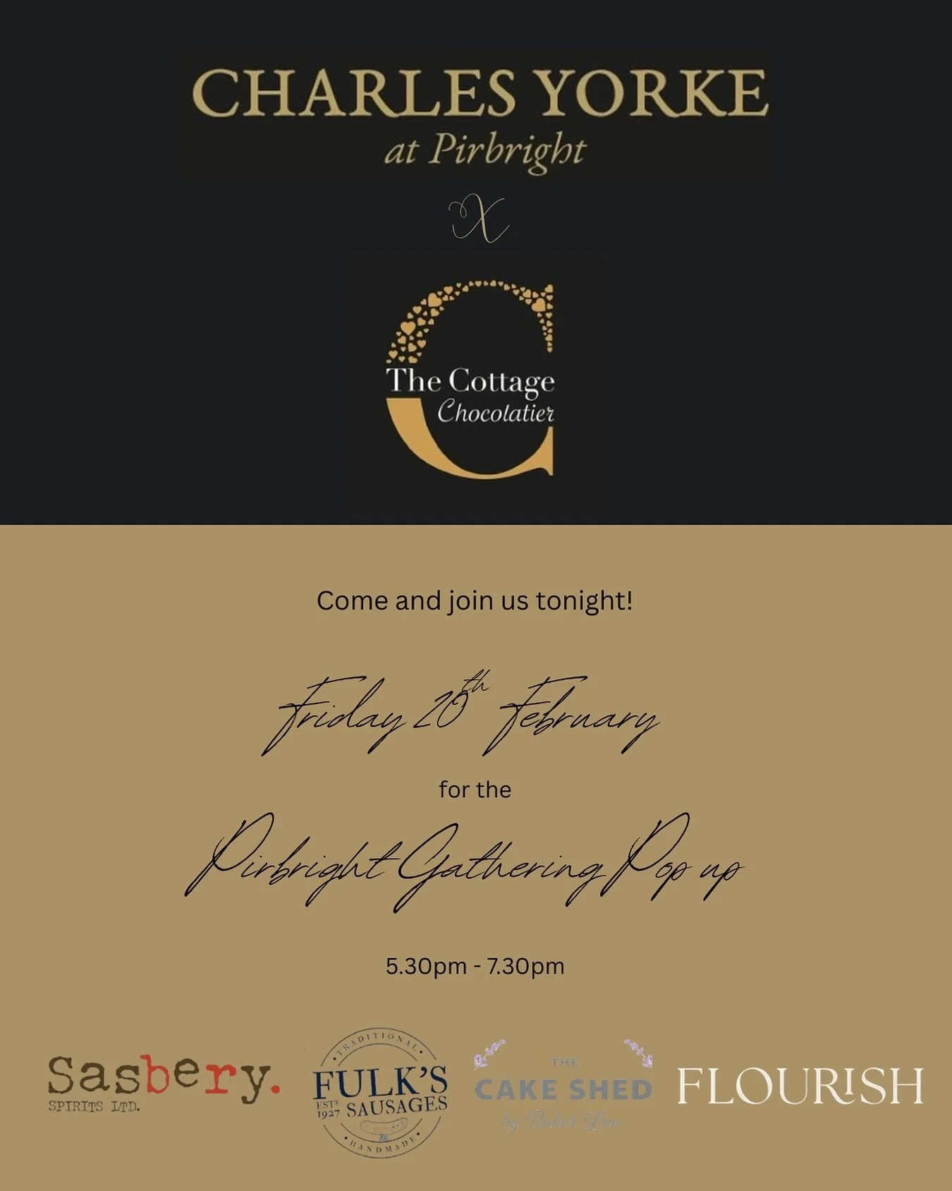 Come and see us tonight for the Pirbright Gathering Pop Up at Charles York of Pirbright! 
#popupshop #pirbright #supportlocal #surreychocolatier