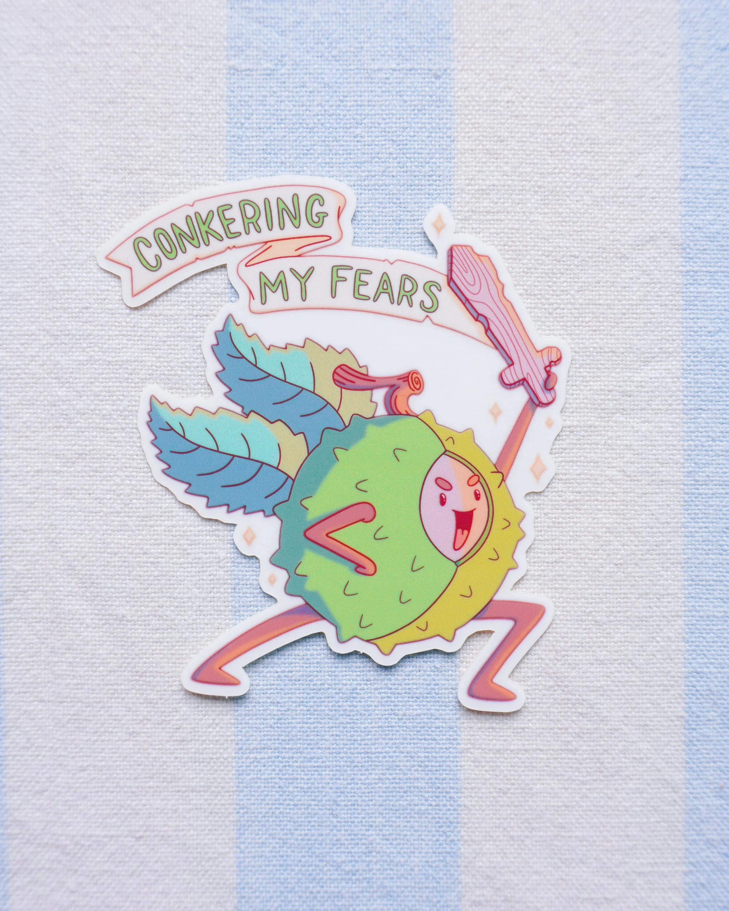 Conkering My Fears Sticker