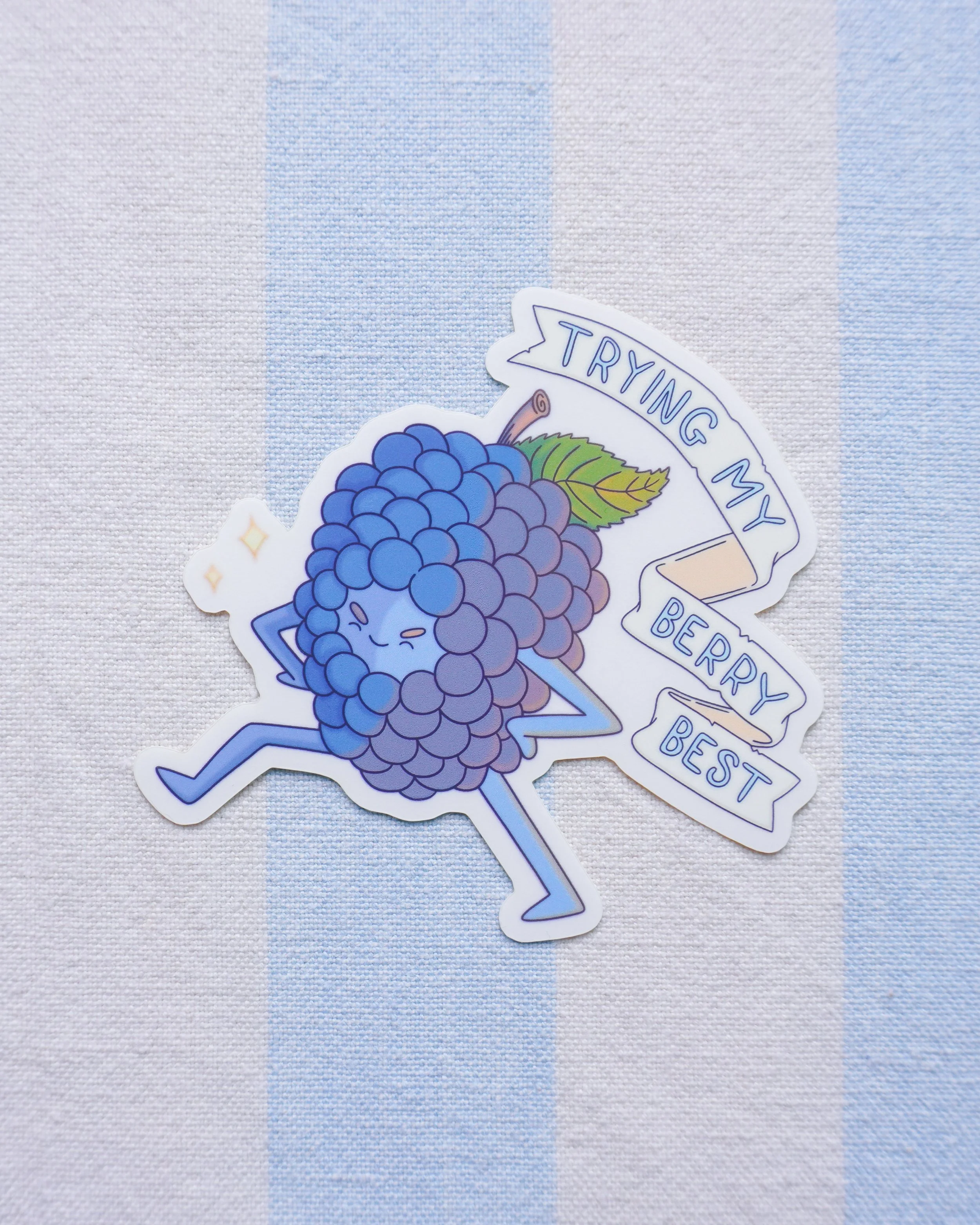 Trying My Berry Best Sticker