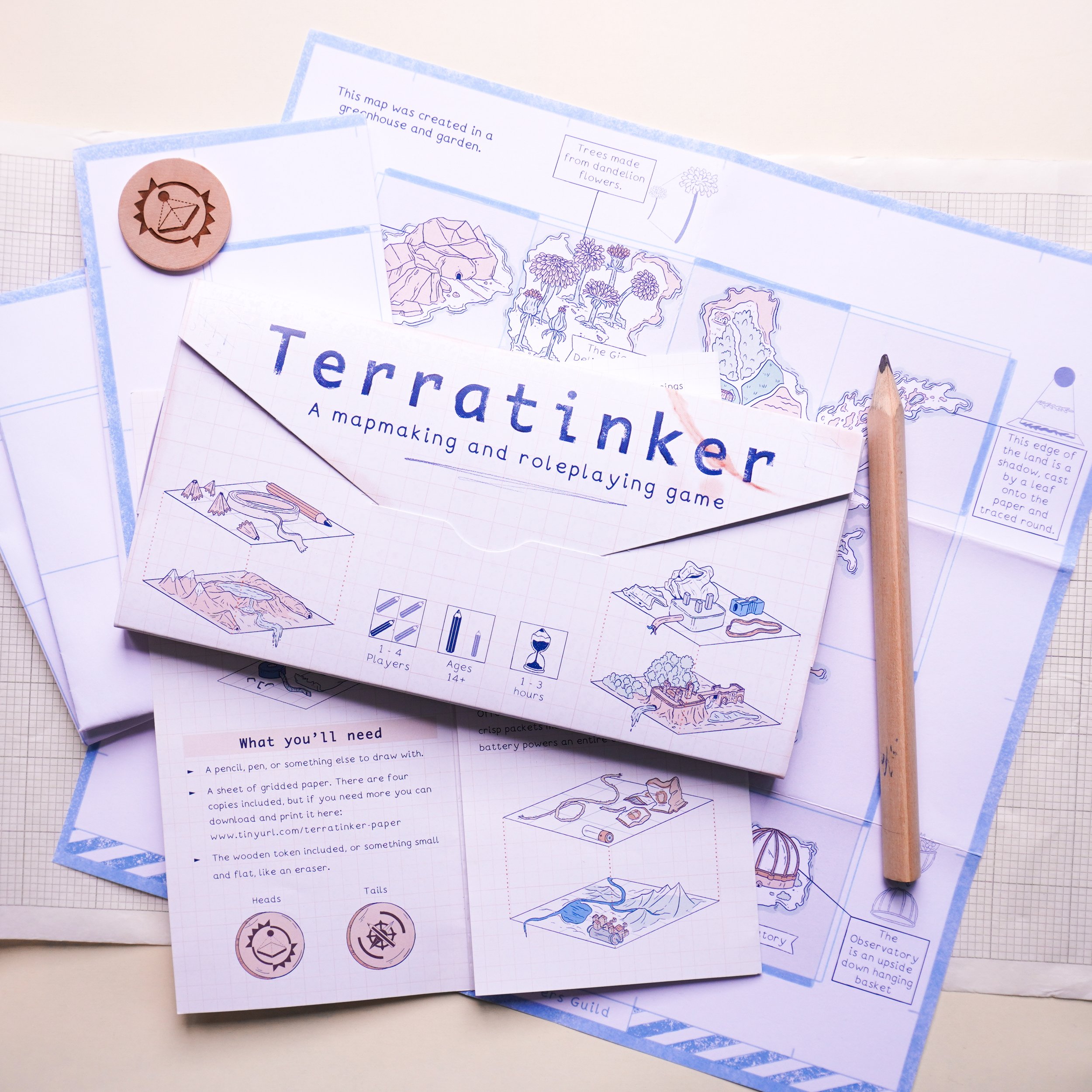 Terratinker: A Solo Mapmaking and Roleplaying Game
