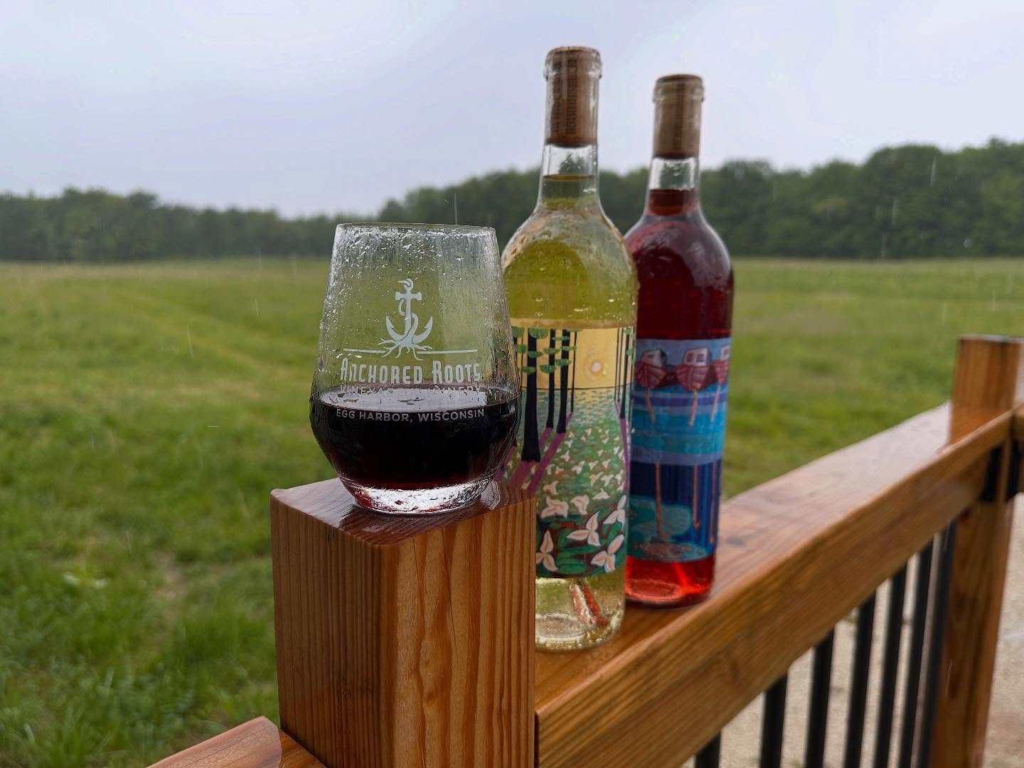 Wine tastes best on a rainy day 🌧️ 🍷 ☔️ Wednesday-Monday &bull; 11a-5p

#rain #winetasting #wineme #wisconsinwine #wisconsinwinery #wisconsinledgeava #doorcounty #anchoredrootswine #wisconsingrapegrowers #cheers 

@eggharbordoorcounty @carlsvilledo