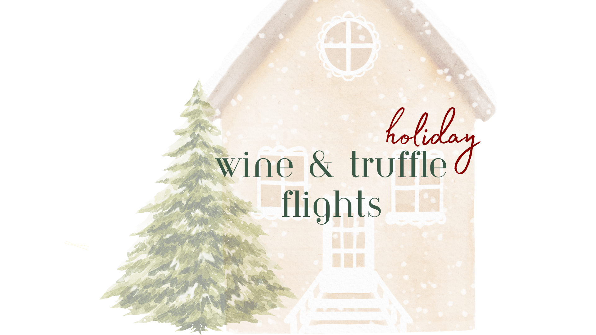 Holiday Red Wine and Truffle Flights