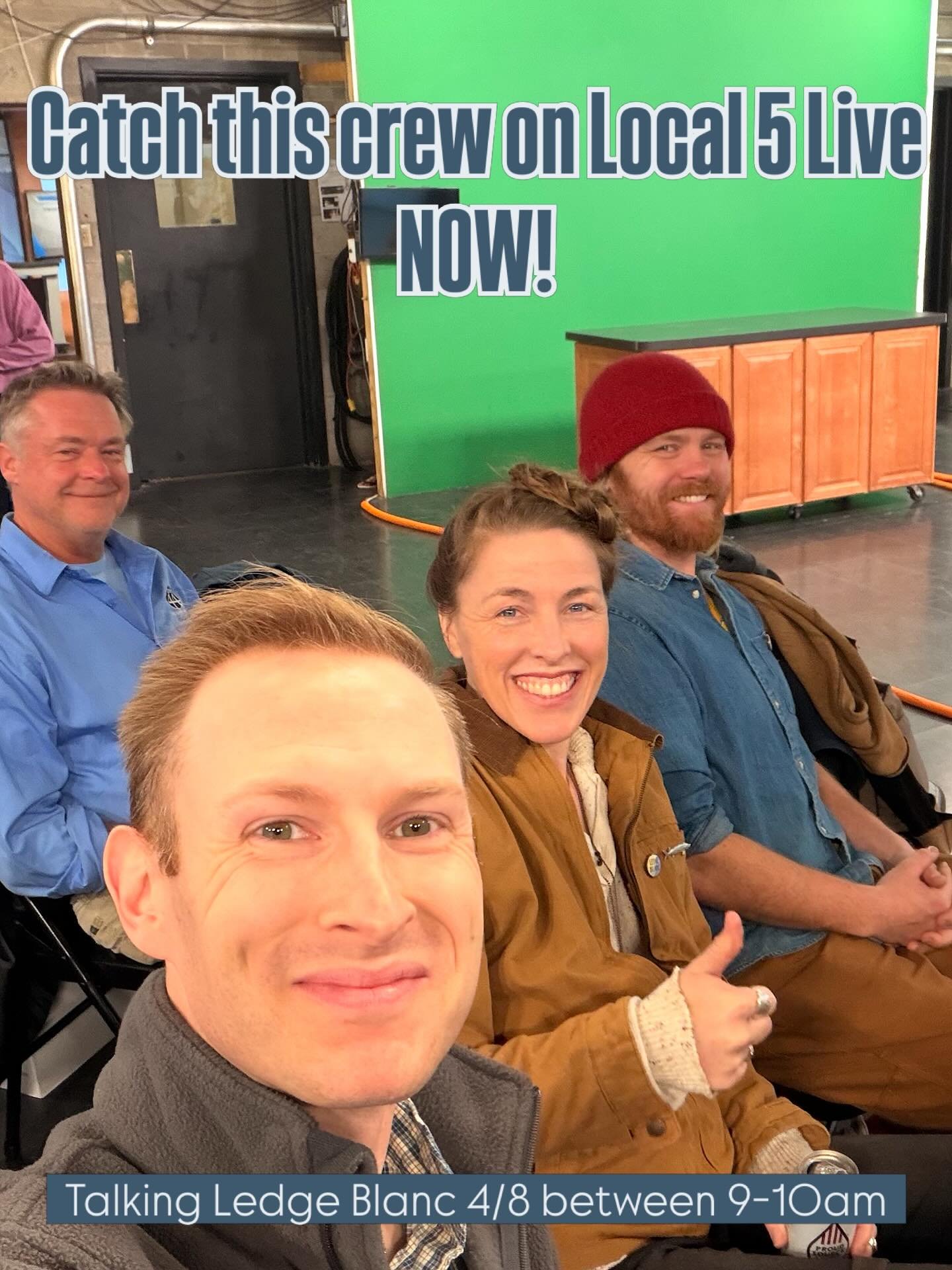 Catch the founding members of @ledge_blanc on Local 5 Live TODAY 4/8 between 9-10am 📺 

🍷 @44.wines 
🍷 @anchoredrootswine 
🍷 @mixed.meadia 

➡️ Watch locally on WFRV Local 5 Live or anywhere using the free WFRV+ app 

@wfrvlocal5 @doorcountywinet