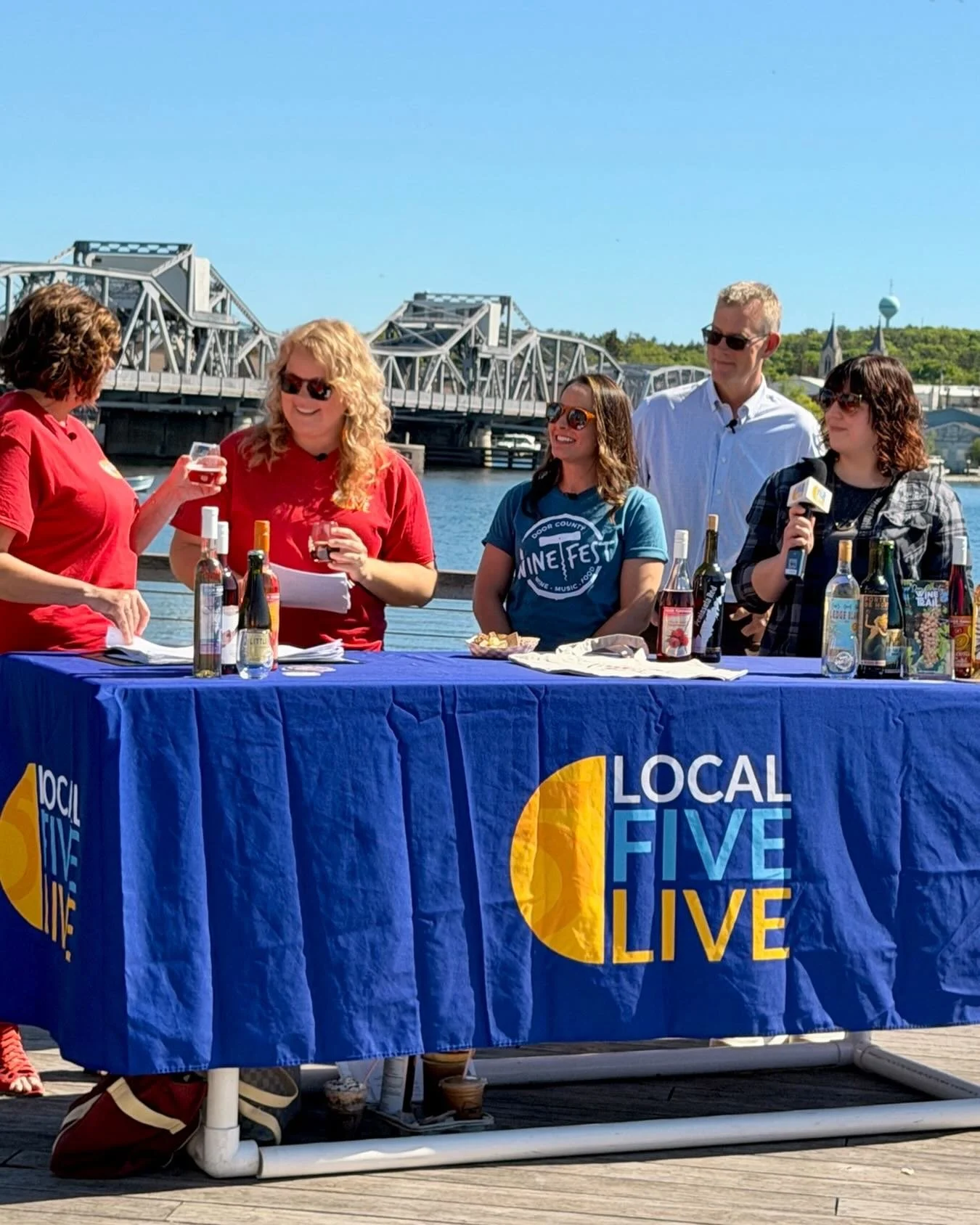 ☀️ Anyone catch Our Town with @local5live this morning?

Anchored Roots Vineyard &amp; Winery owner &amp; President of the Door County Wine Trail, Amy Gale, talks all things Door County Wine Fest! 

Door County Wine Fest🍷 Saturday, June 27, 2026
📍B