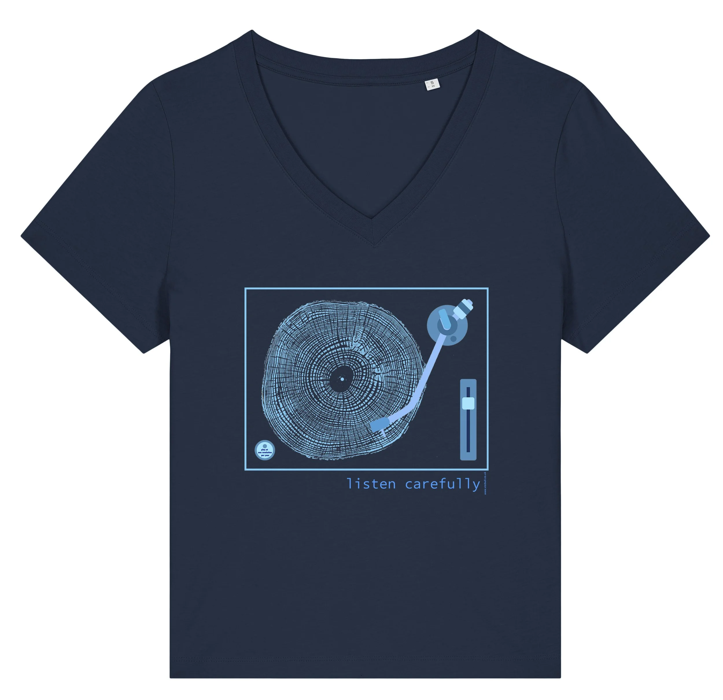 Listen Carefull v neck navy pack.jpg