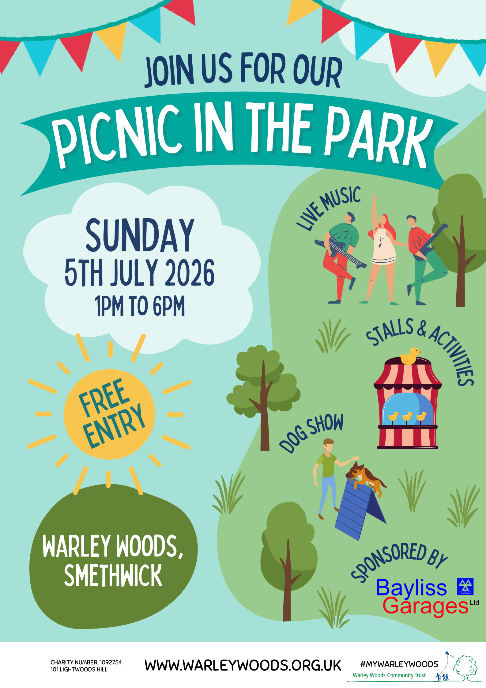 Warley woods picnic in the park july 26