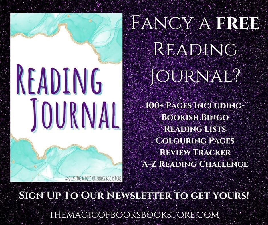 When you sign up to join our newsletter you will get a  free reading journal! It's over 100 pages long and filled with so many fun activities and ways to track your reading! Sign up and get yours today! 

Newsletter Link- https://www.themagicofbooksb