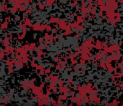 *** Red Digital Tiger Stripe 833