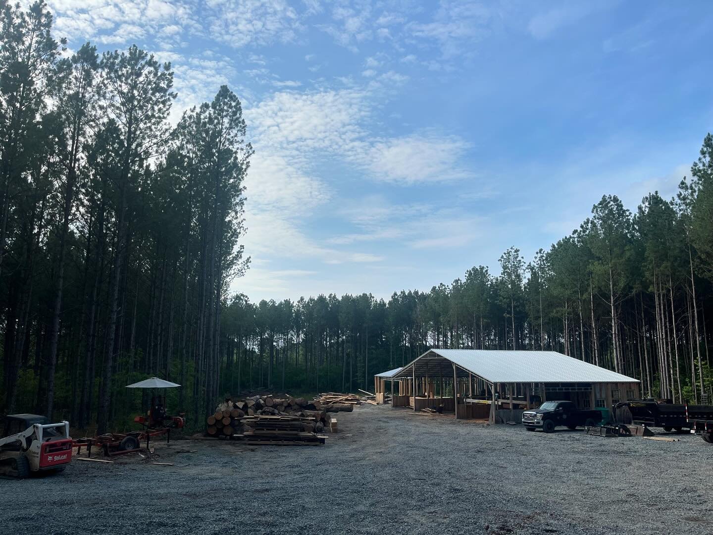 After six years of full-time year-round portable milling, I can&rsquo;t tell you how glad I am to be &mdash;finally!&mdash; milling in the shade. This transition has taken two years of planning and saving. The heat index for this week is in the tripl