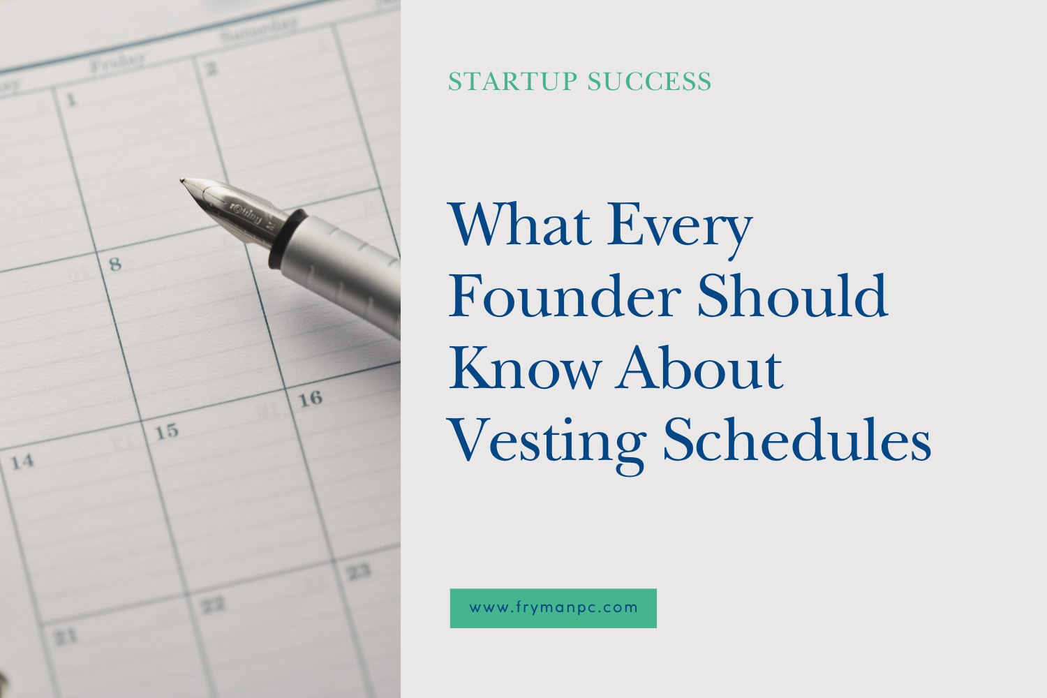 What Every Founder Should Know About Vesting Schedules