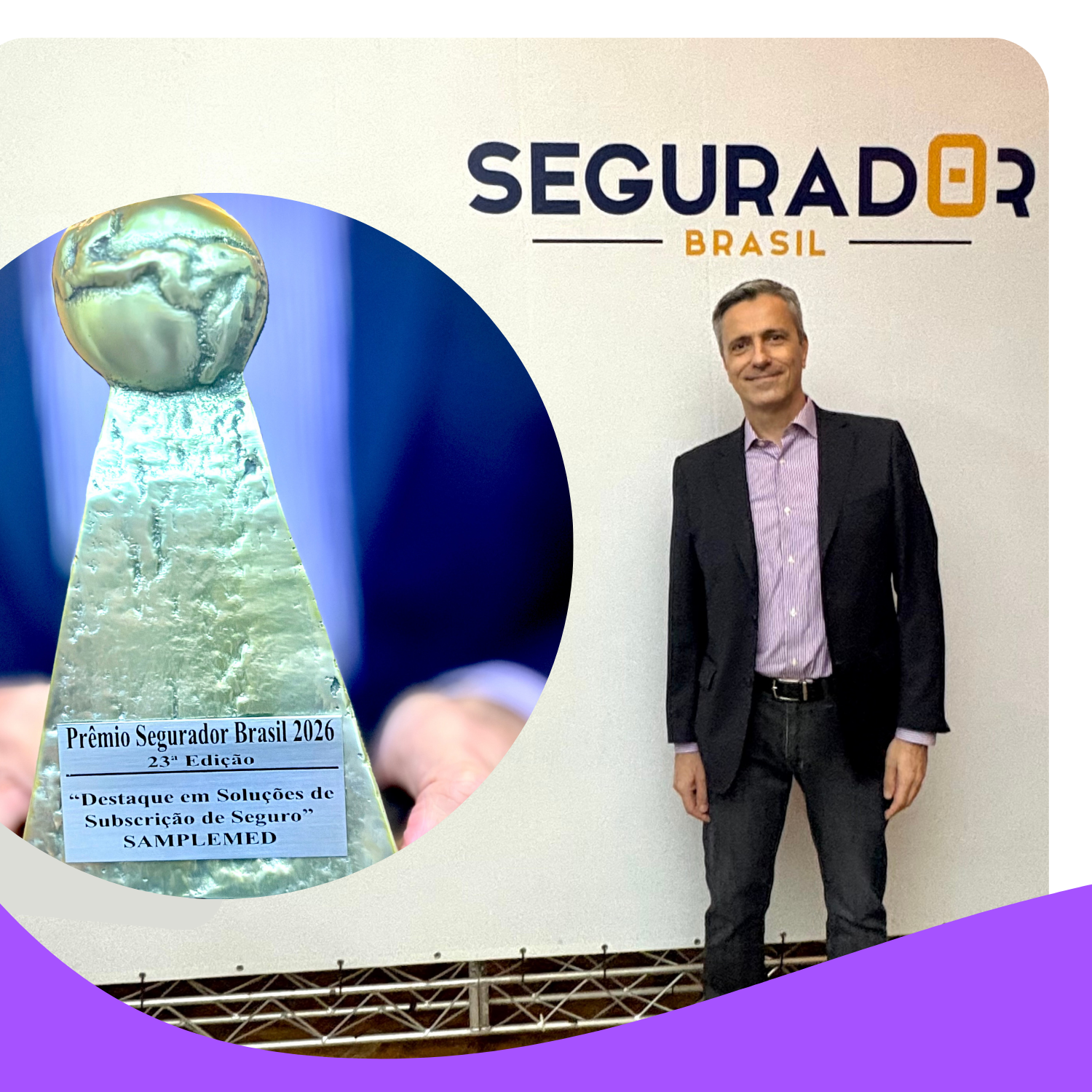 Samplemed se destaca com novas soluções no Prêmio Segurador Brasil 2026