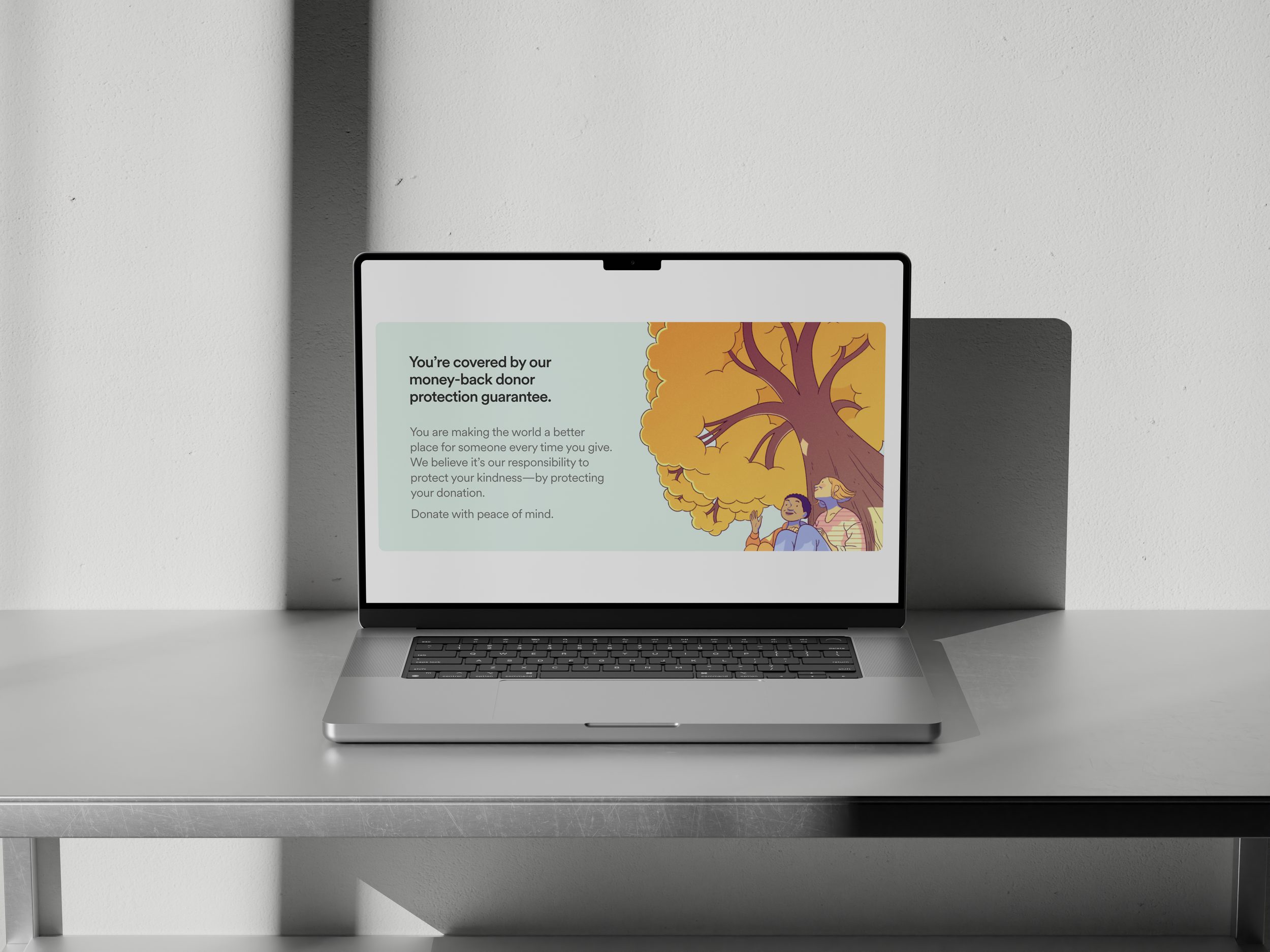  
 GoFundMe Giving Guarantee 
 product marketing 
 