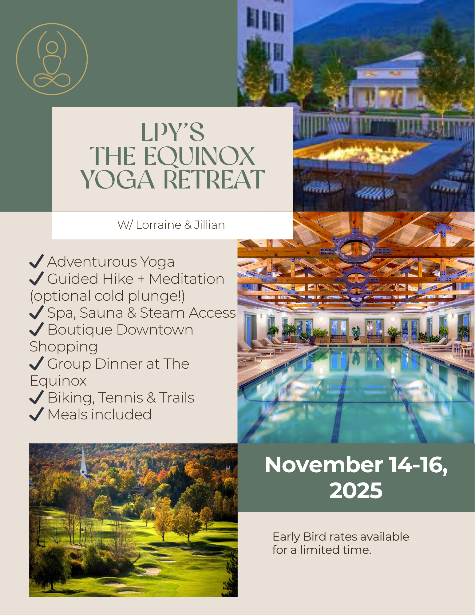 LPY's Fall Retreat Adventure - The Equinox Resort & Spa w/ Lorraine & Jillian