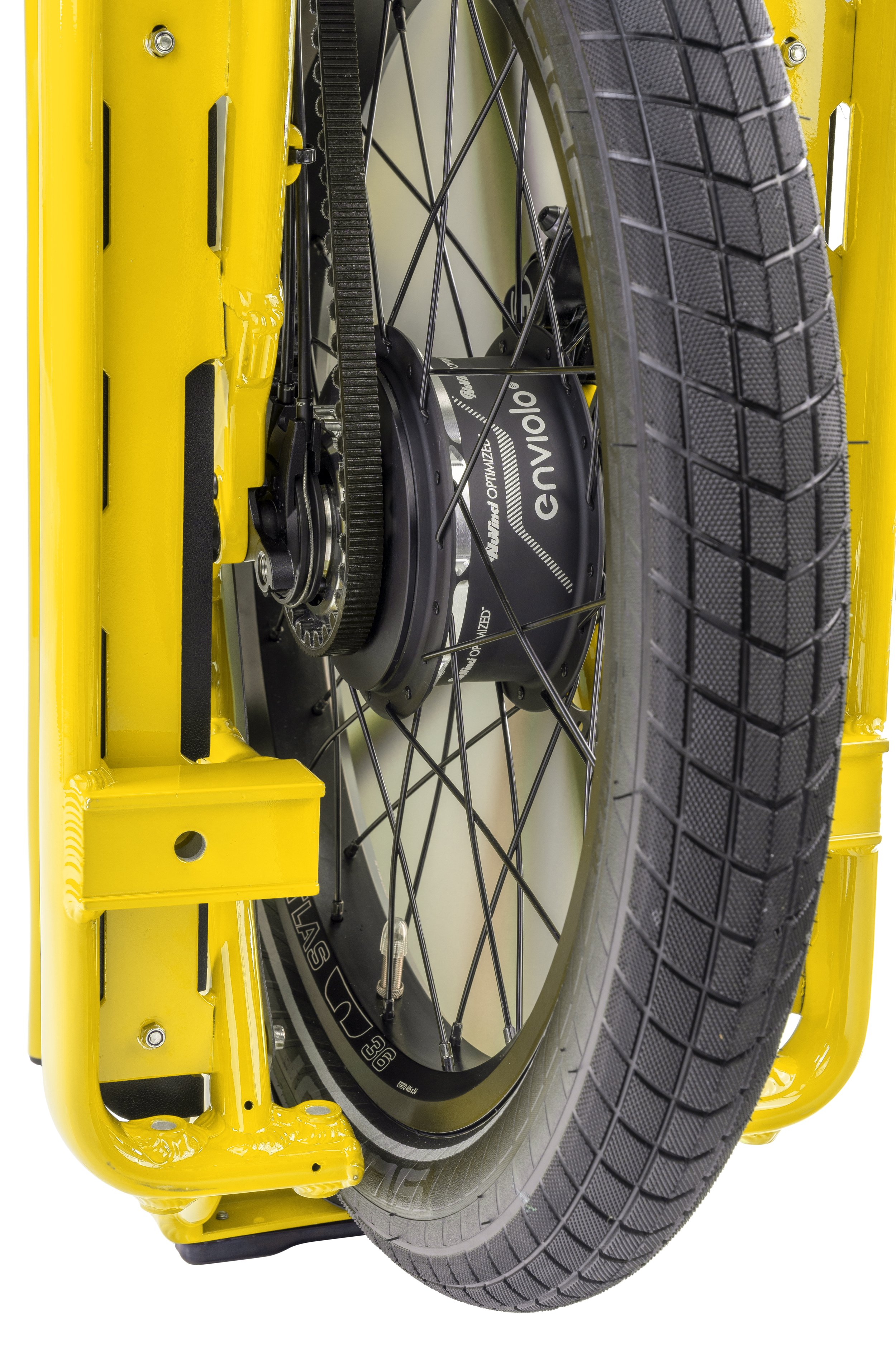Tern GSD S00 School Bus Electric Cargo Bike in Yellow