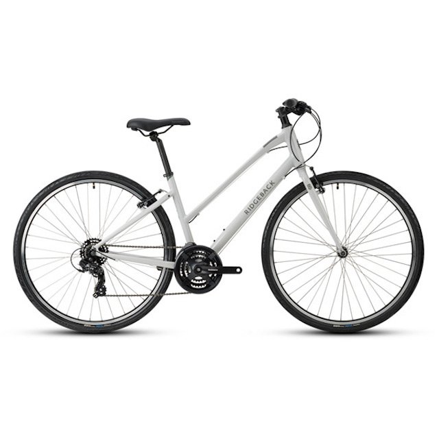 Ridgeback Motion Open Frame Hybrid Bike in White