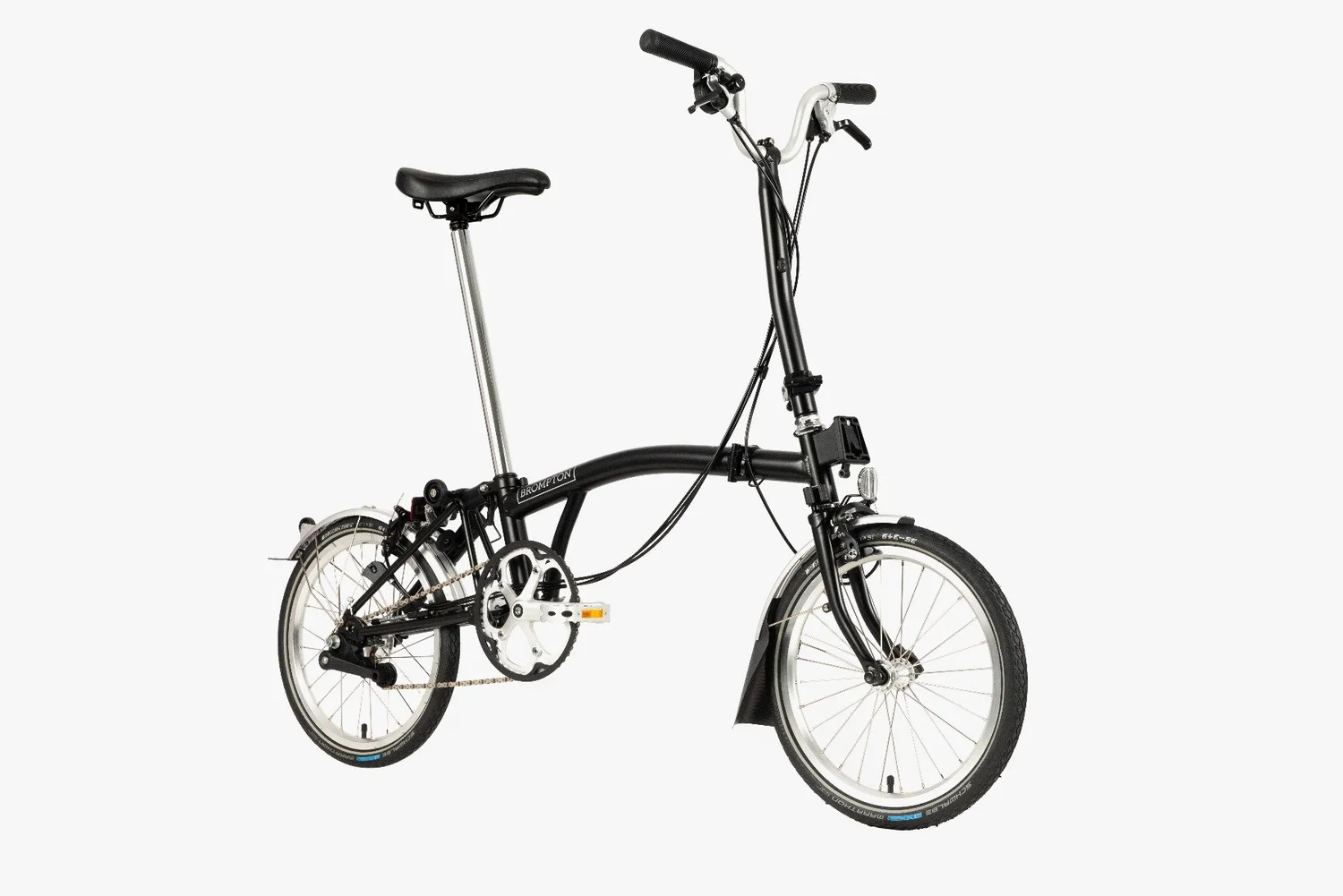 Brompton C-Line Explore H6L Folding Bike in Black