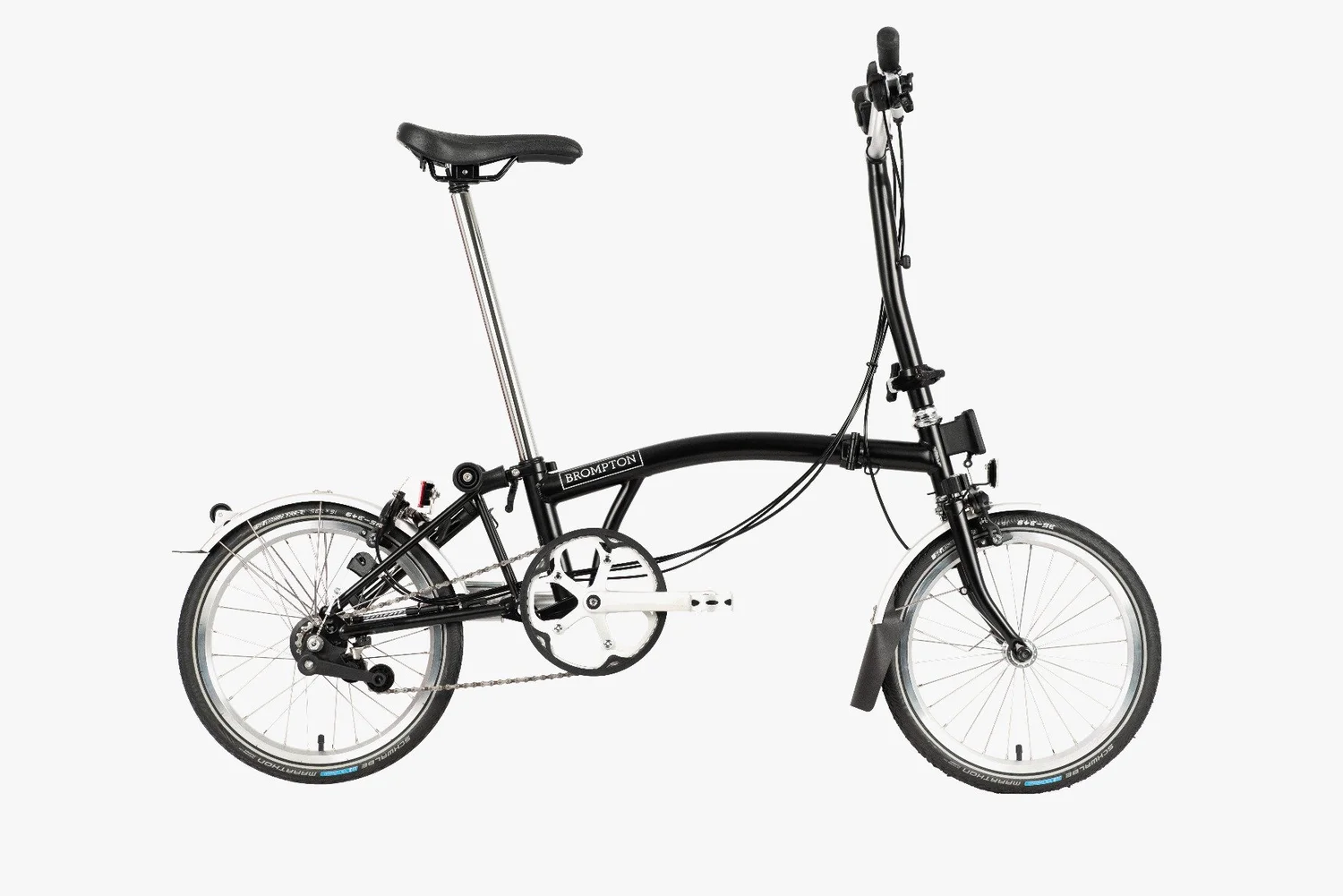 Brompton C-Line Explore H6L Folding Bike in Black