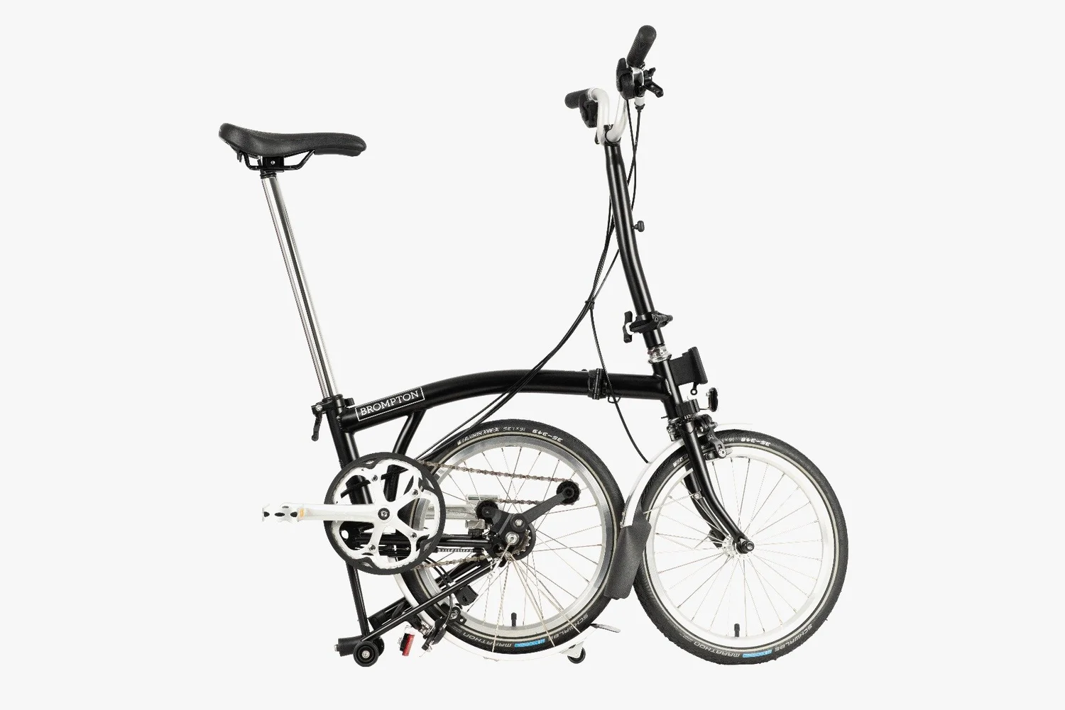 Brompton C-Line Explore H6L Folding Bike in Black