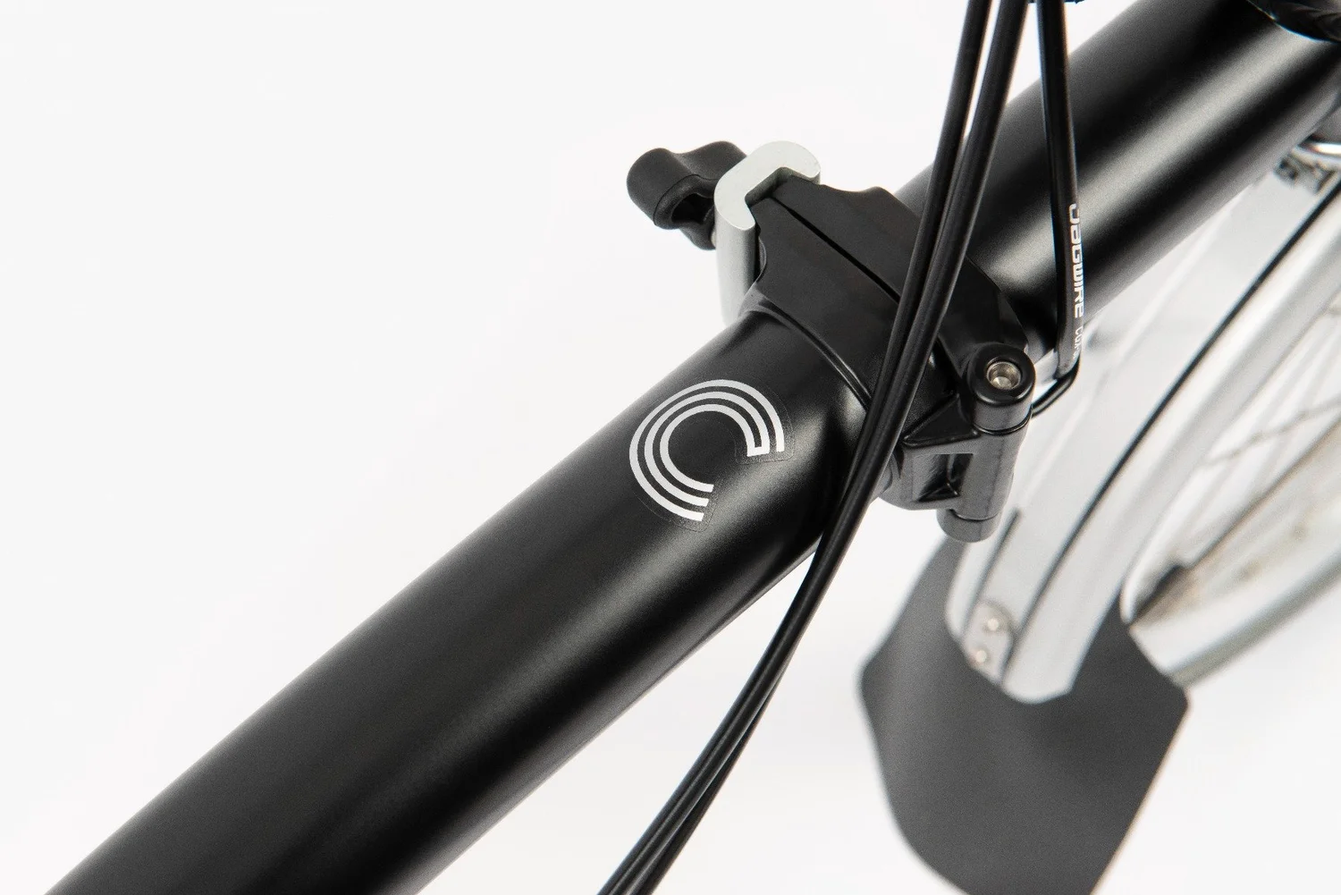 Brompton C-Line Explore H6L Folding Bike in Black