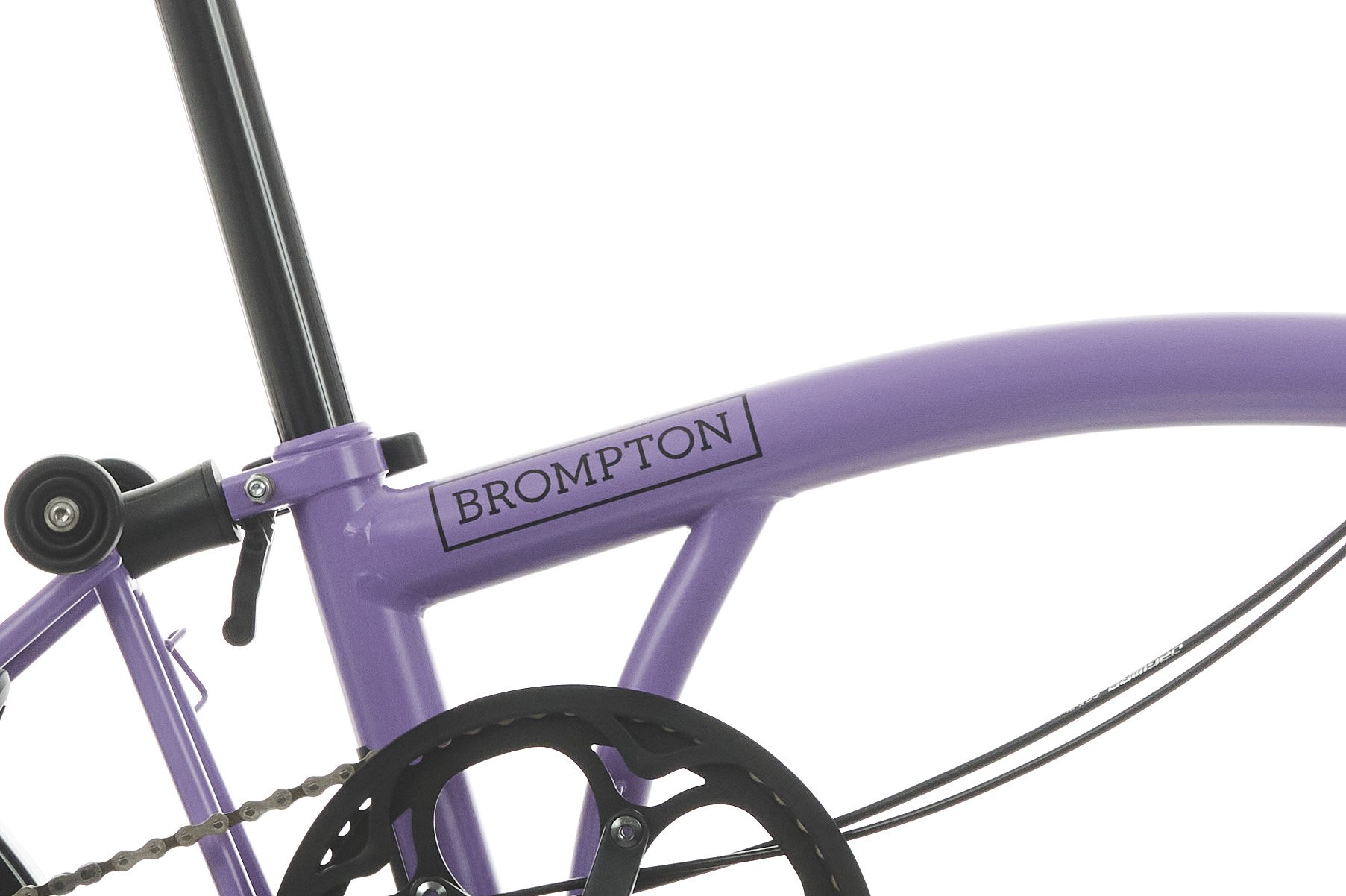 Brompton C Line Explore Mid Handlebar 6-Speed in Pop Lilac Colour