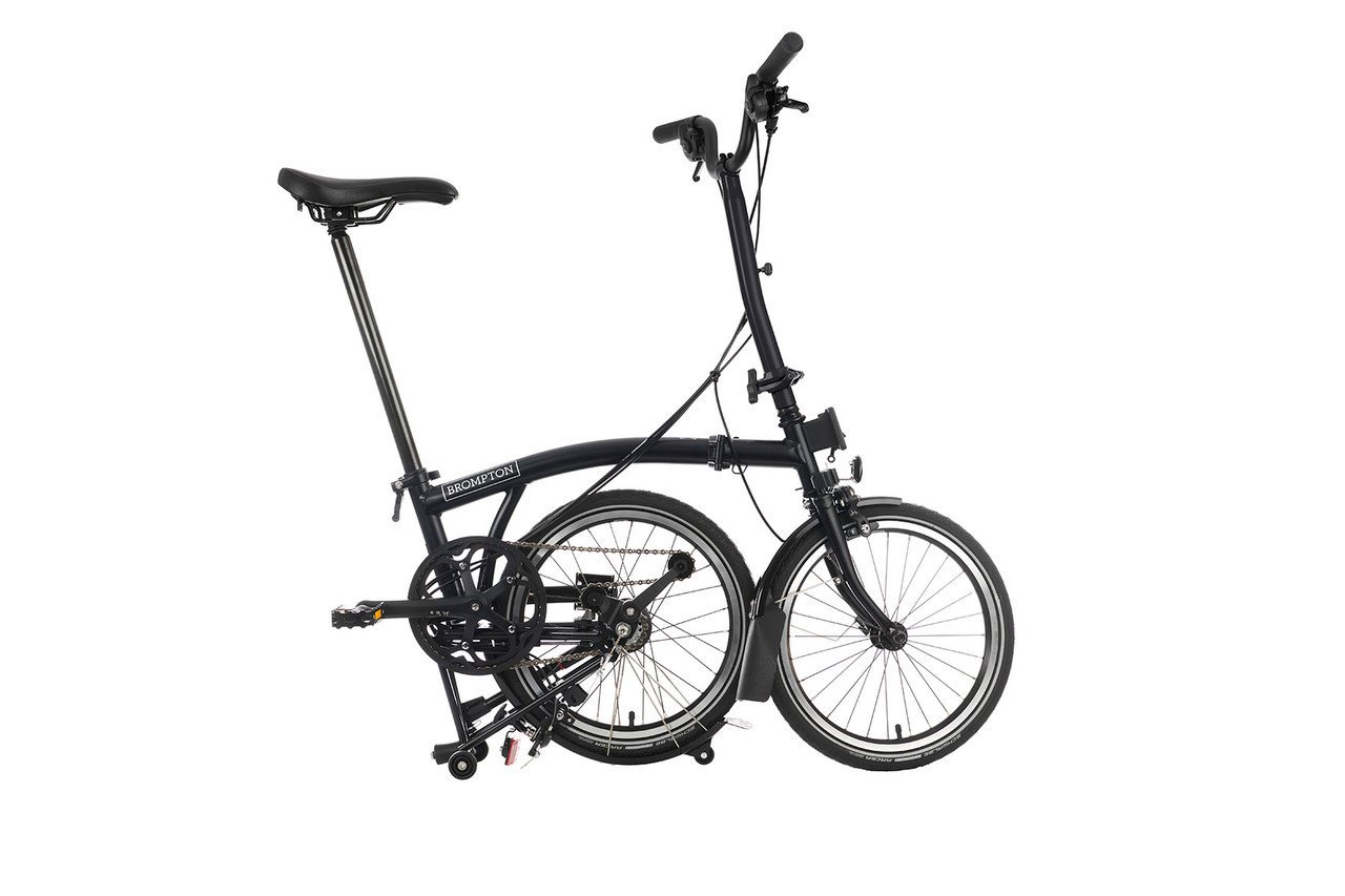 Brompton C Line Explore H6L Folding Bike in Black