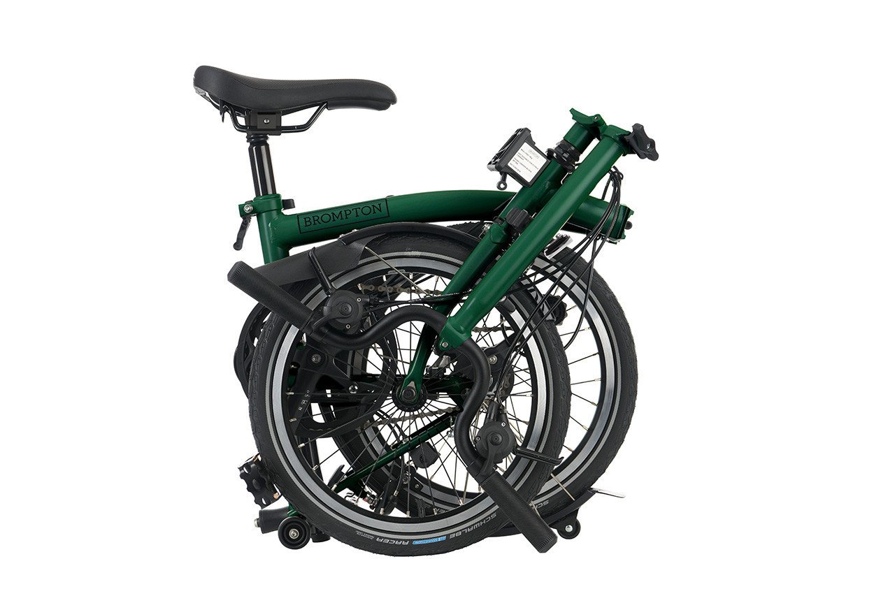 Brompton C Line Explore H6L Racing Green Folding Bike