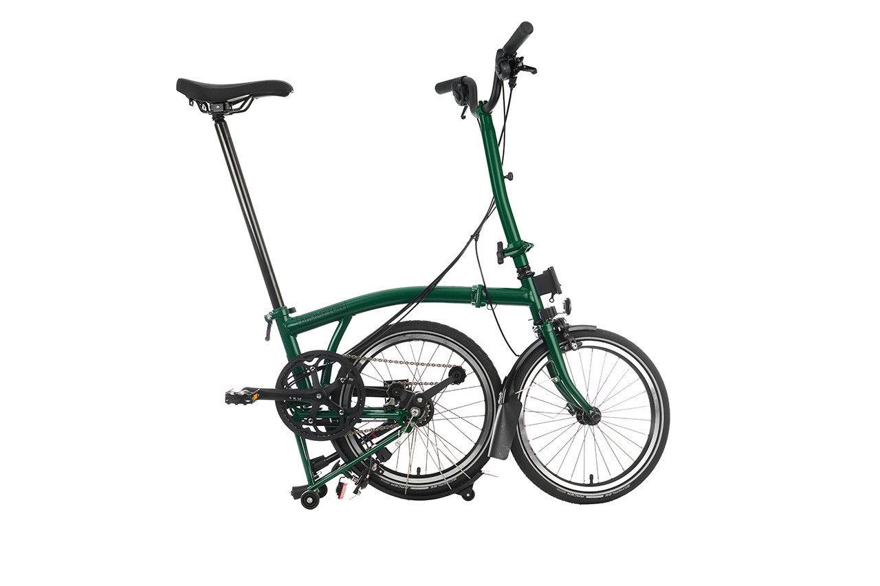 Brompton C Line Explore H6L Racing Green Folding Bike