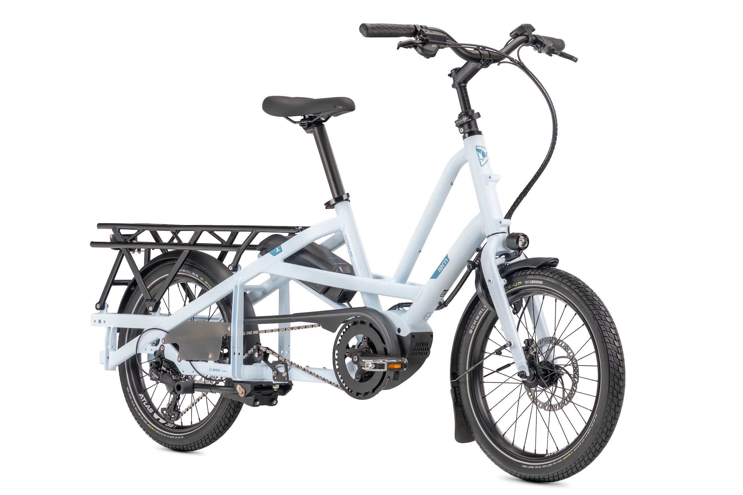 Tern Quick Haul Long D9 Ice Grey Electric Cargo Bike