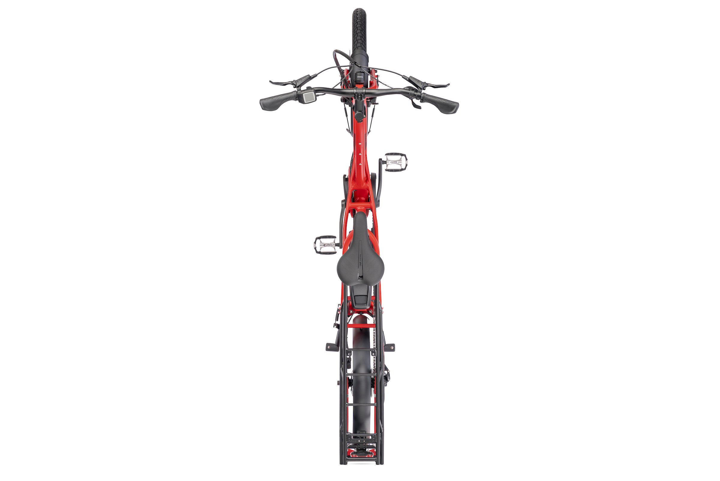 Tern Quick Haul Long D9 Traffic Red Electric Cargo Bike