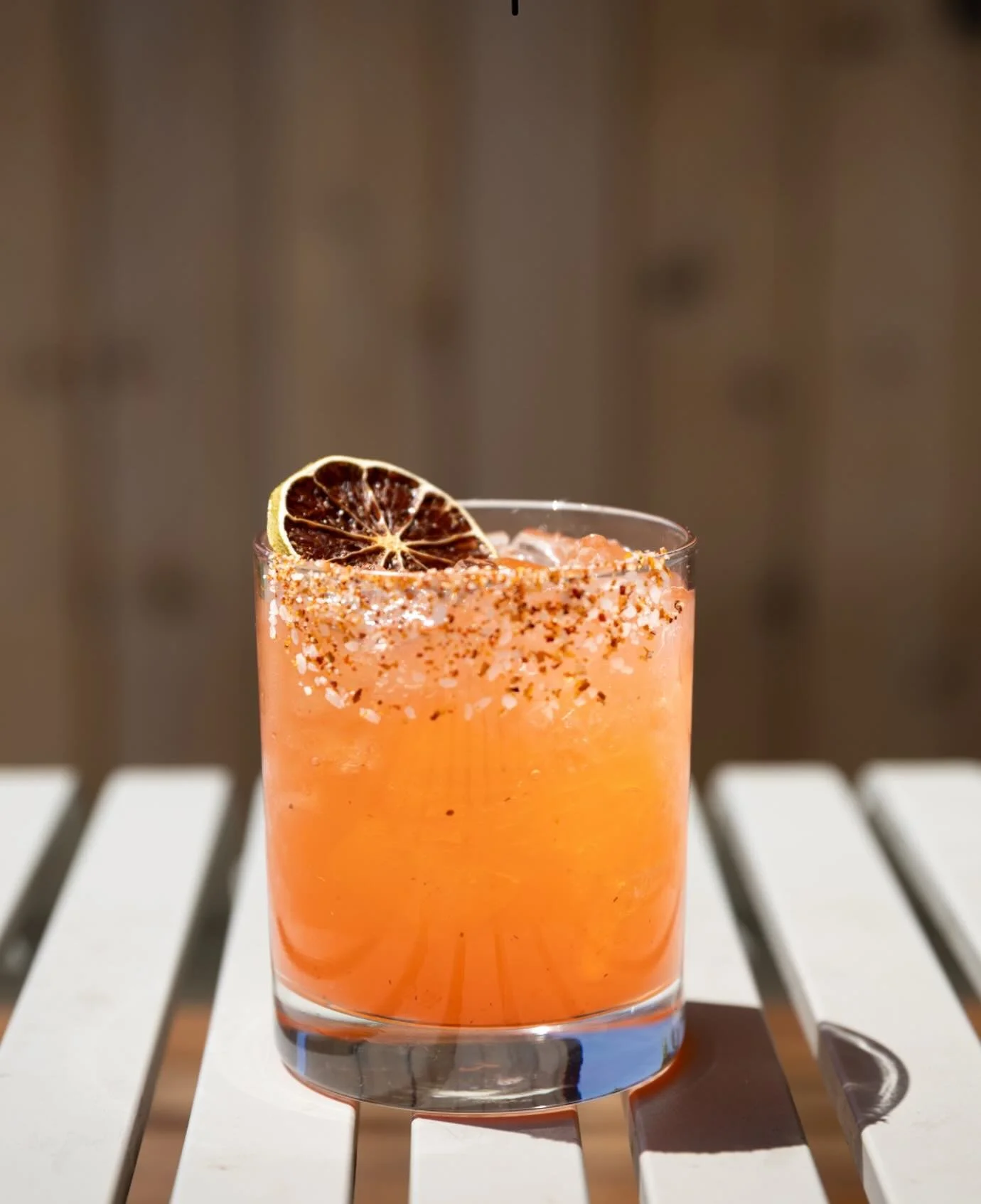 #Meditazione
Chili Oil washed @batangatequila_us Reposado
@aperol.italia 
@licor43global 
Strawberry Agave
Lime
Tajin
๐ธ @nwxnathan
#patiovibes #drinks #thirsty #imbibe #imbibegram #summer #inmyglass #bars #goodvibes #bendoregon