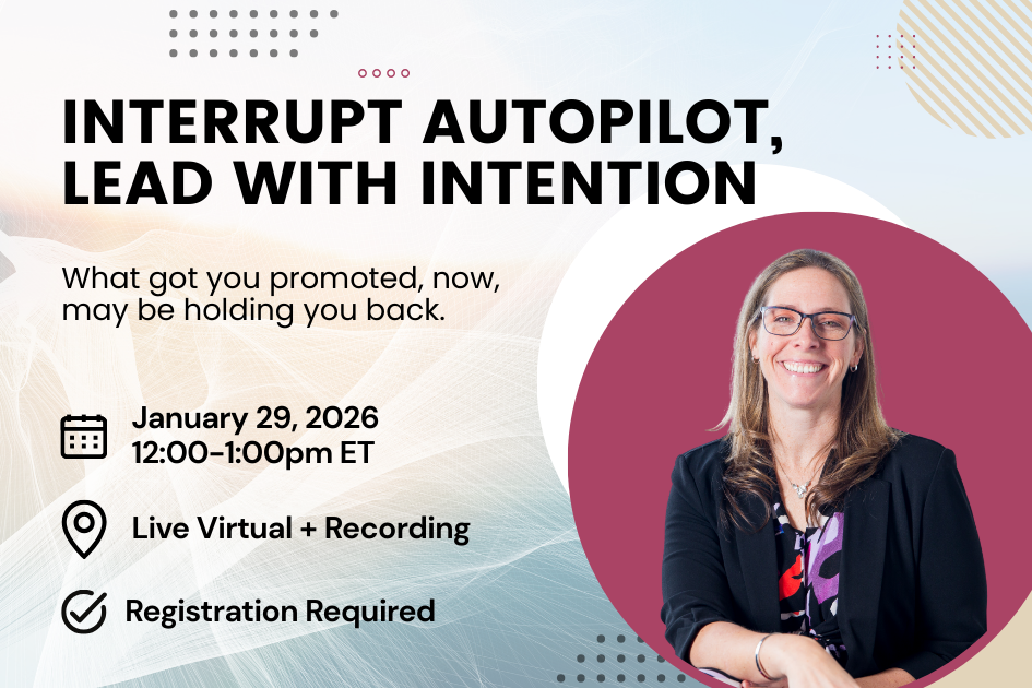 Interrupt Autopilot, Lead with Intention