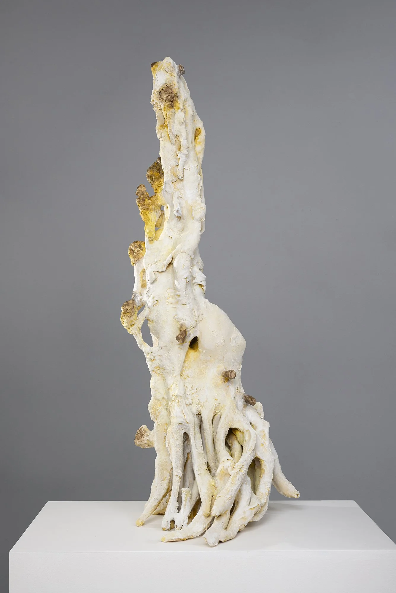 Adaptation (hydrothermal), ceramic, paint, epoxy, 49.5 x 22 x 21 inches, 2026