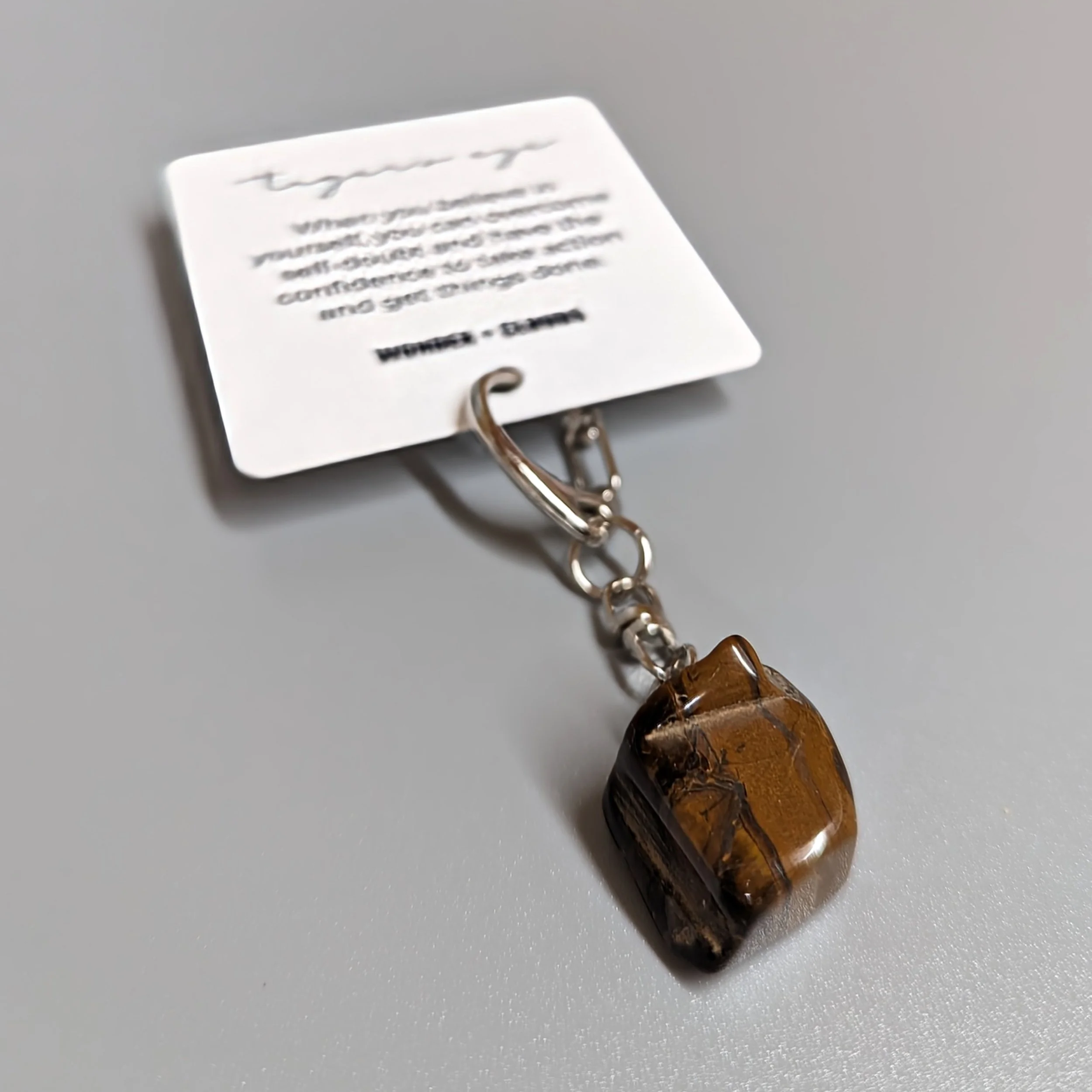 Tiger's Eye Keyring