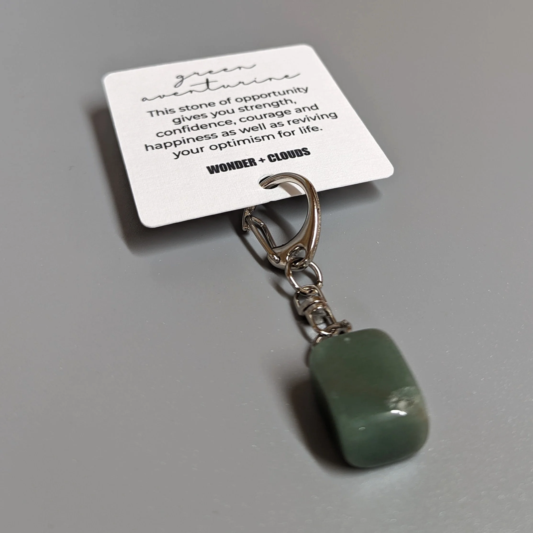 Green Aventurine Keyring