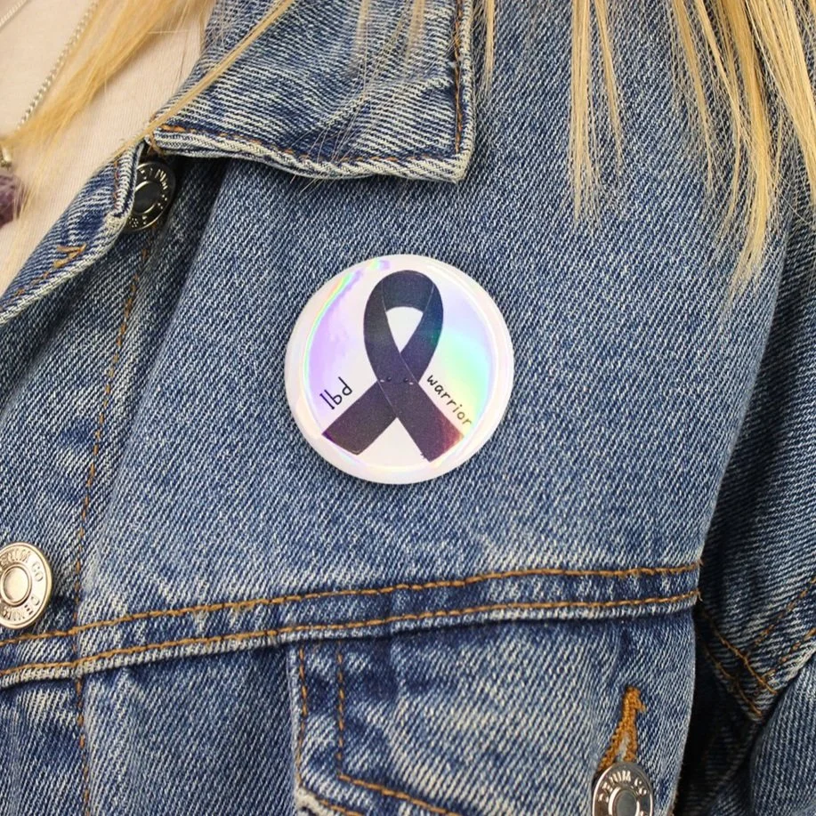 Pru The Purple Ribbon Badge