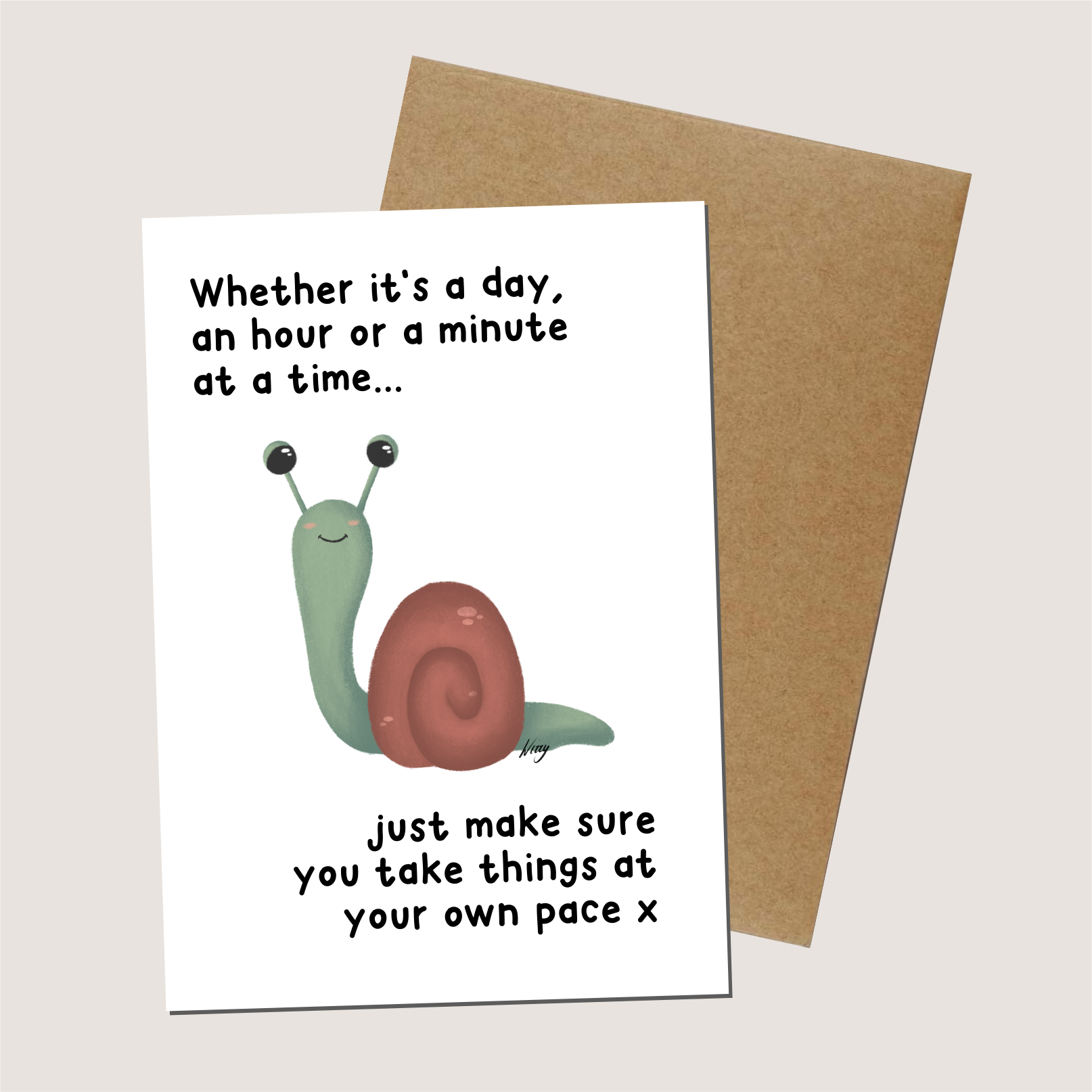 Reggie The Snail Card