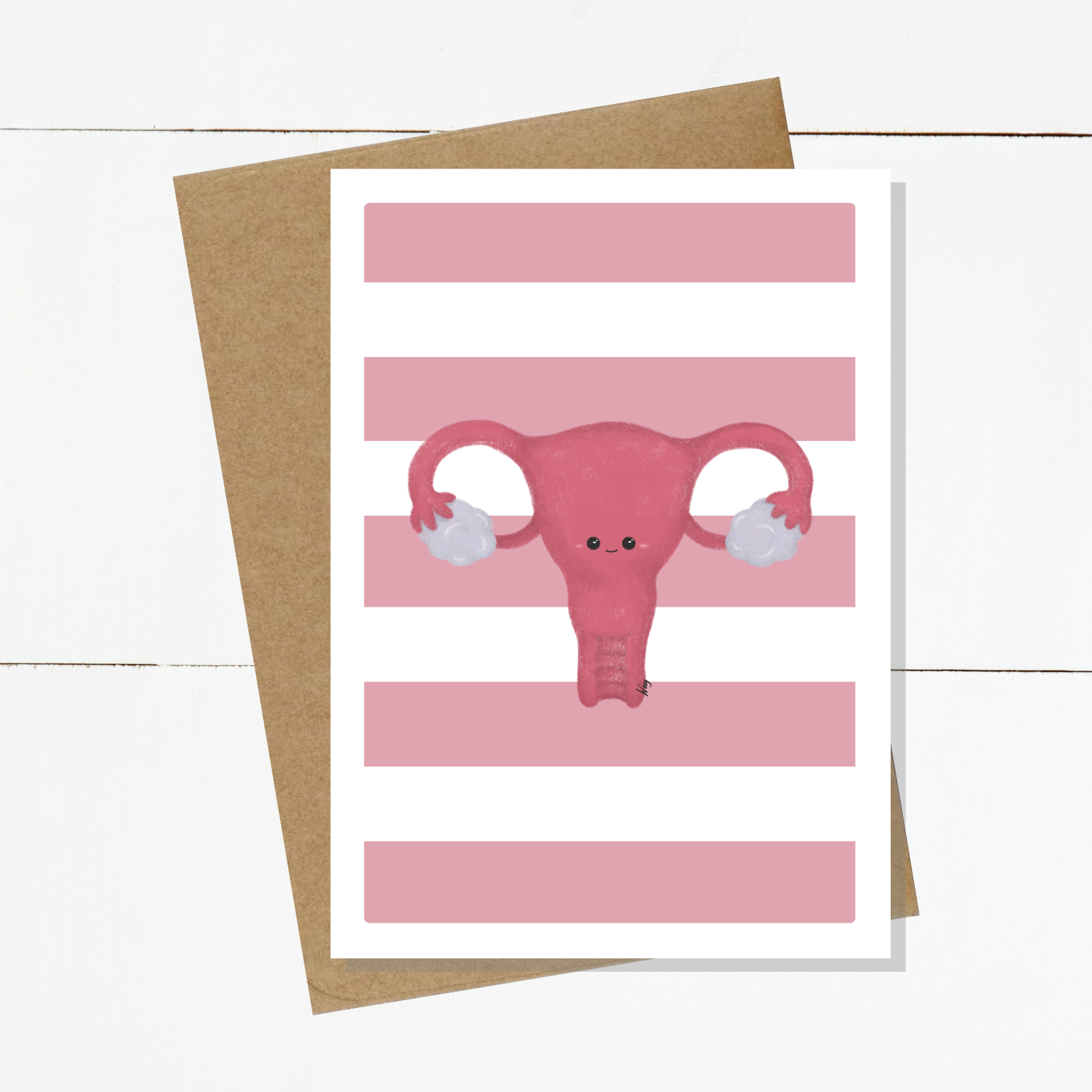 Bloody Nora Striped Card