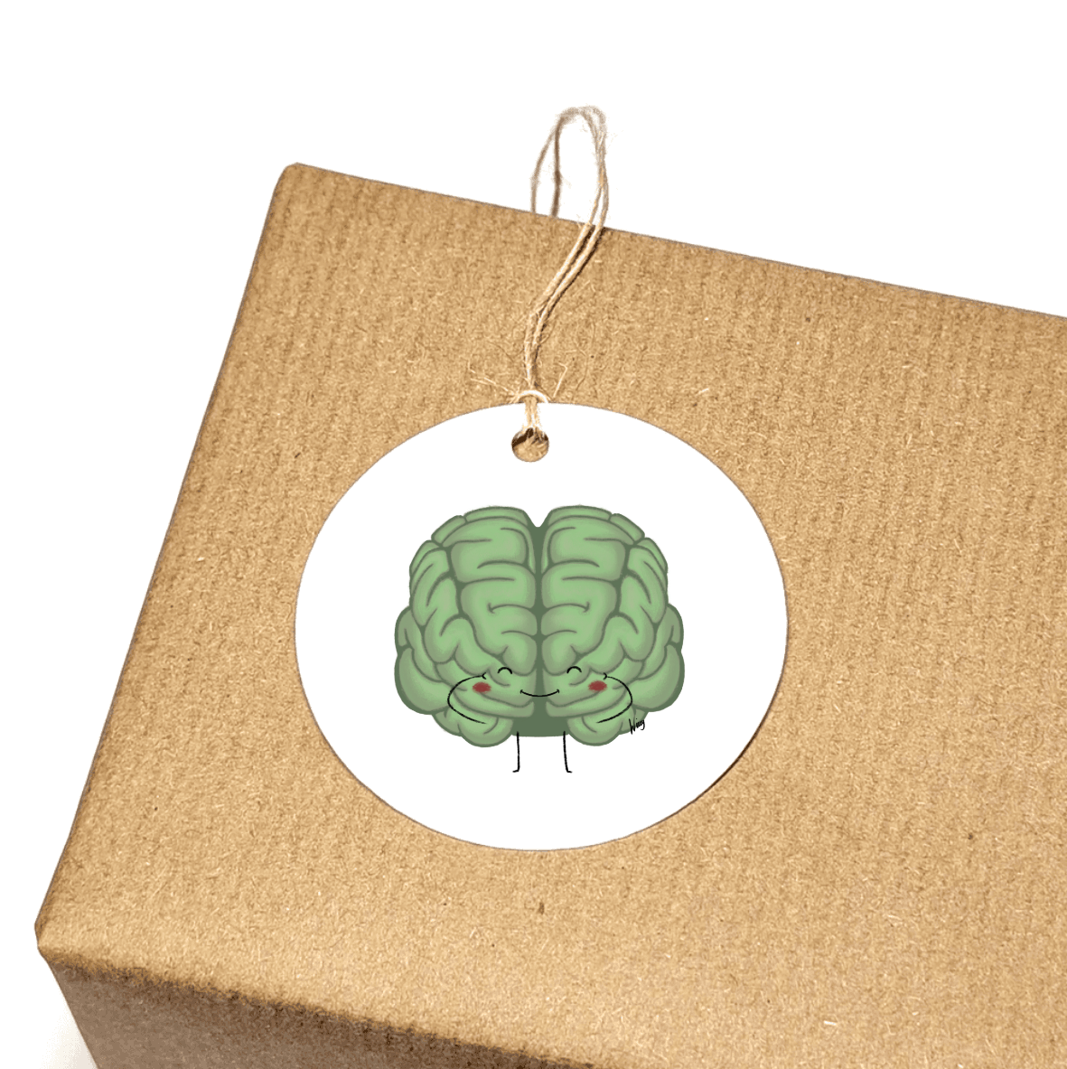 Set of 3 Gift Tags - Brian The Brain