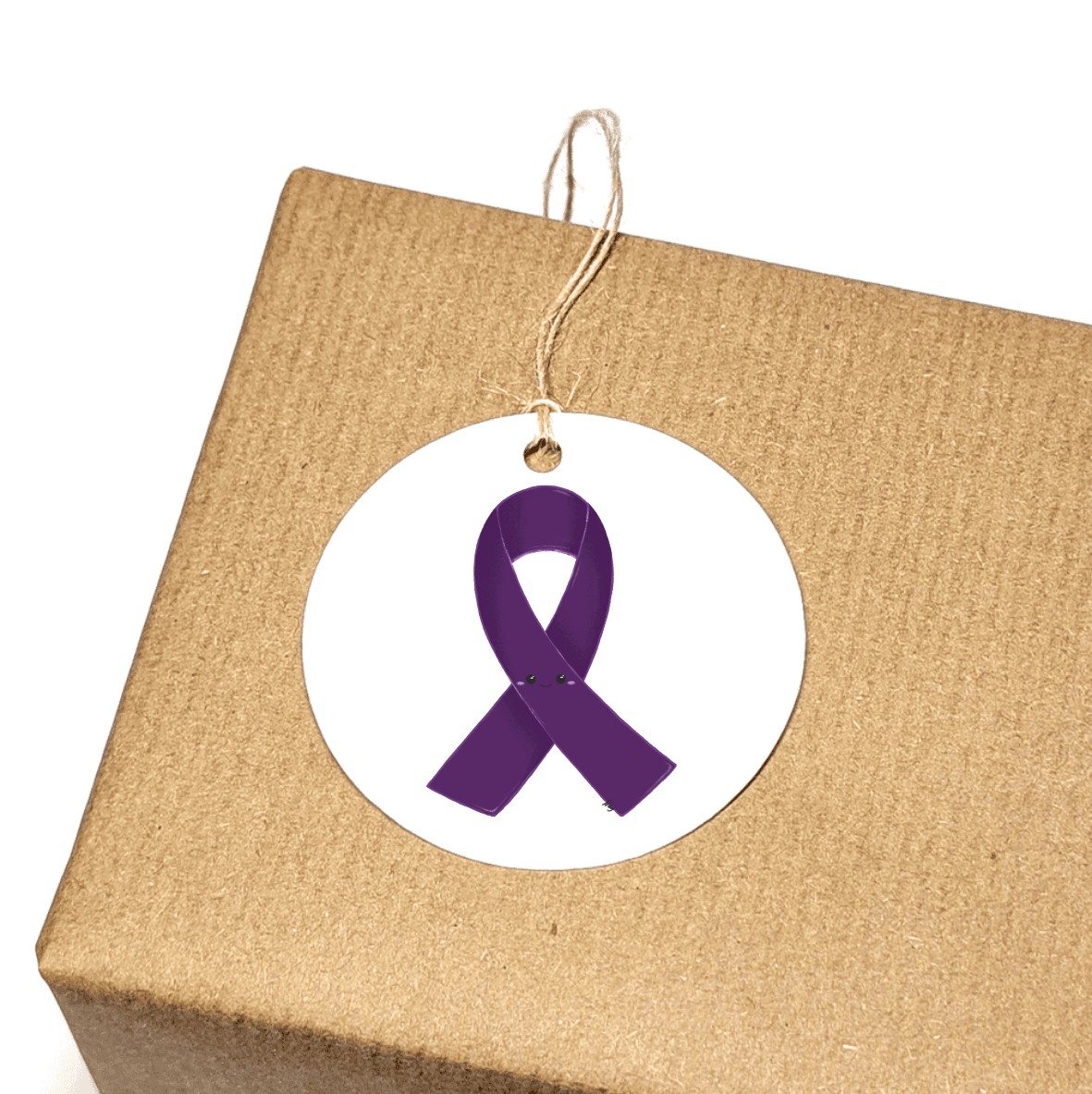 Set of 3 Gift Tags - Pru The Purple