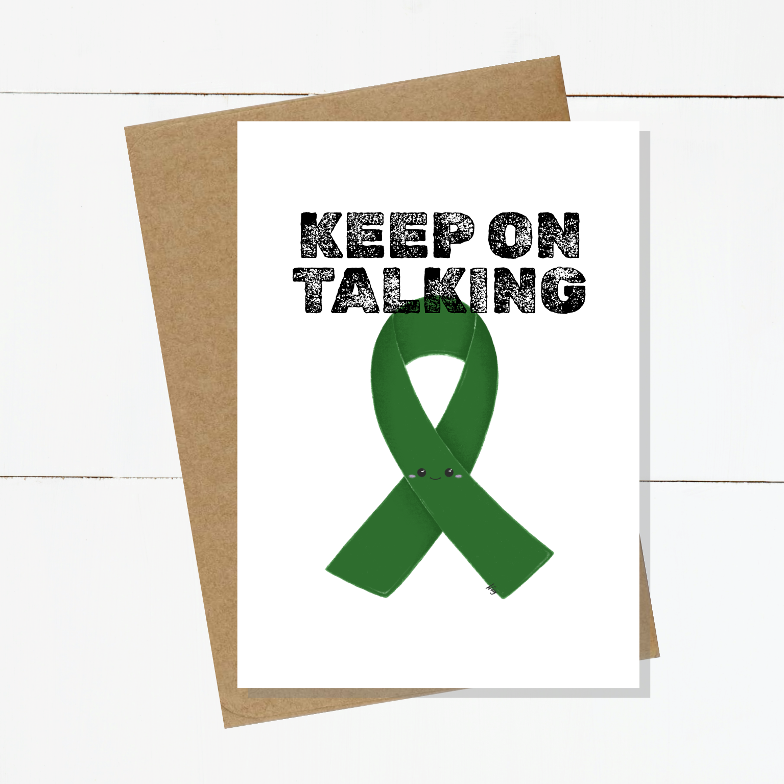 W&C Card Poster on wood - Gerry KEEP TALKING exp.png